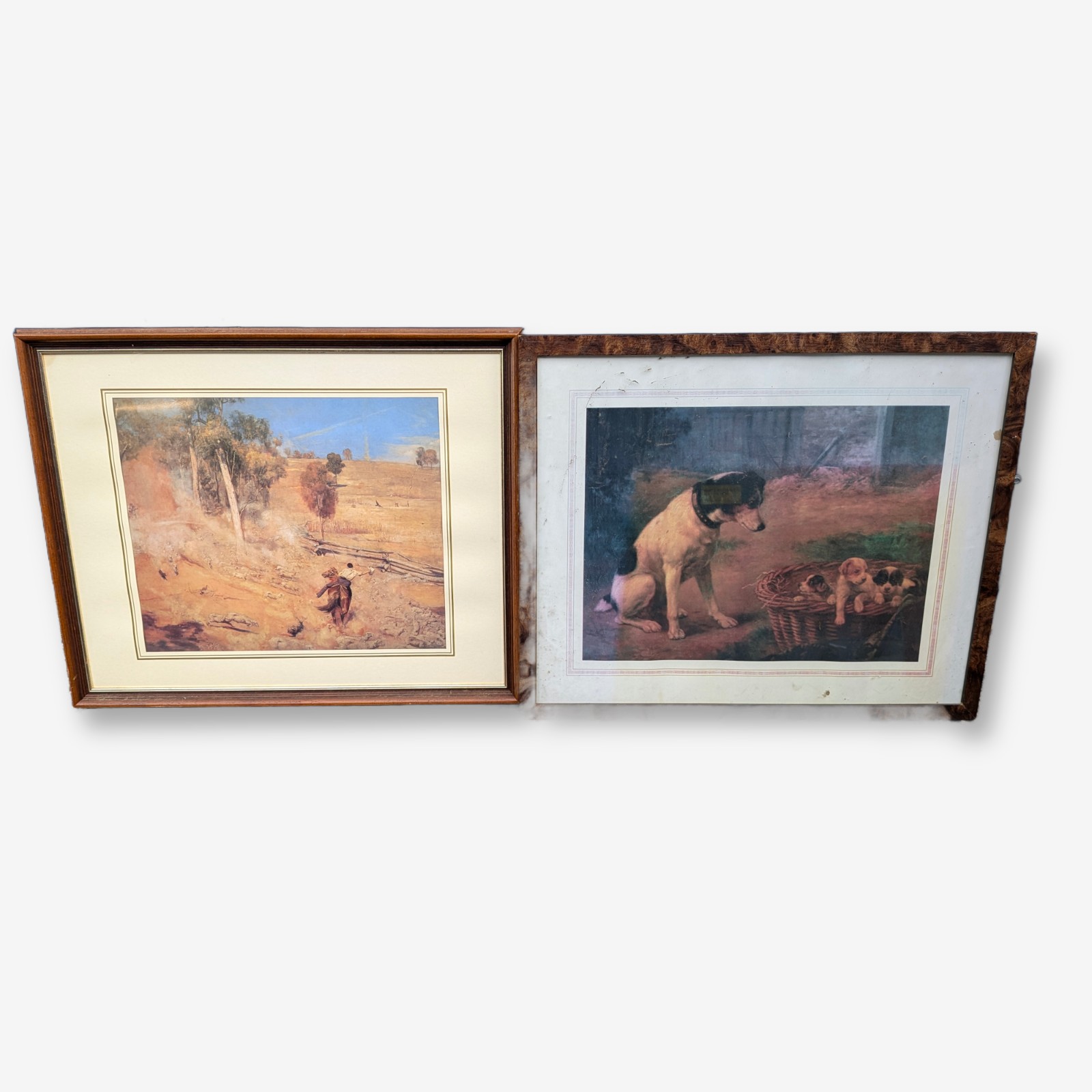 Pair of Framed Reproduction Art Prints, late 20th Century — Lot 104