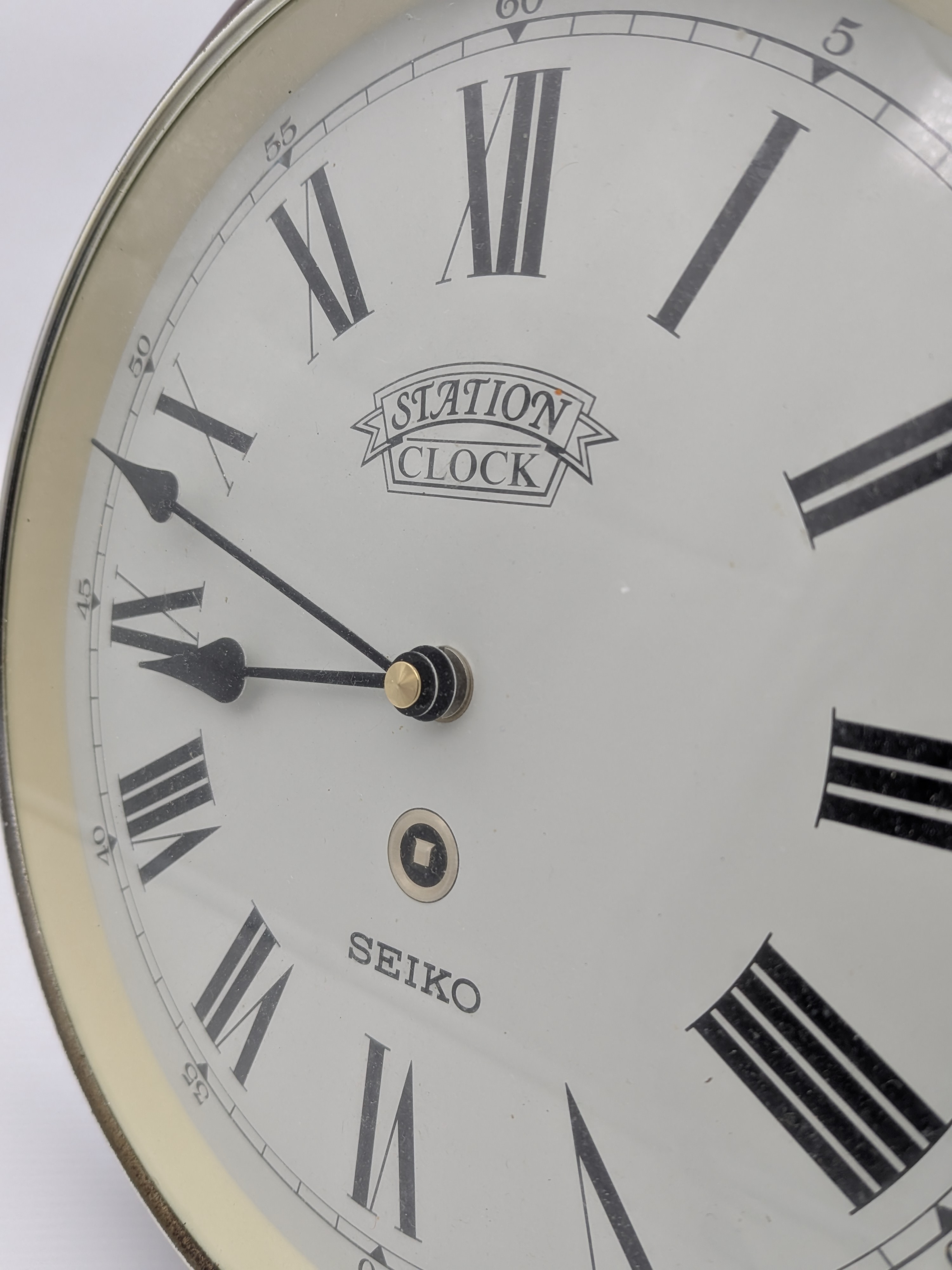 Seiko 'Station Clock' Quartz Wall Clock — Lot 113, photograph 3