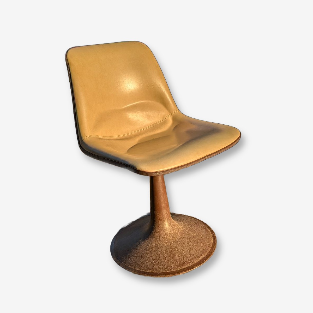 Vintage Mid-Century Modern SEBEL Pedestal Swivel Chair — Lot 133