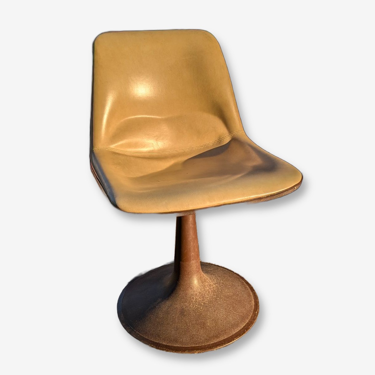 Vintage Mid-Century Modern SEBEL Pedestal Swivel Chair — Lot 133, photograph 6