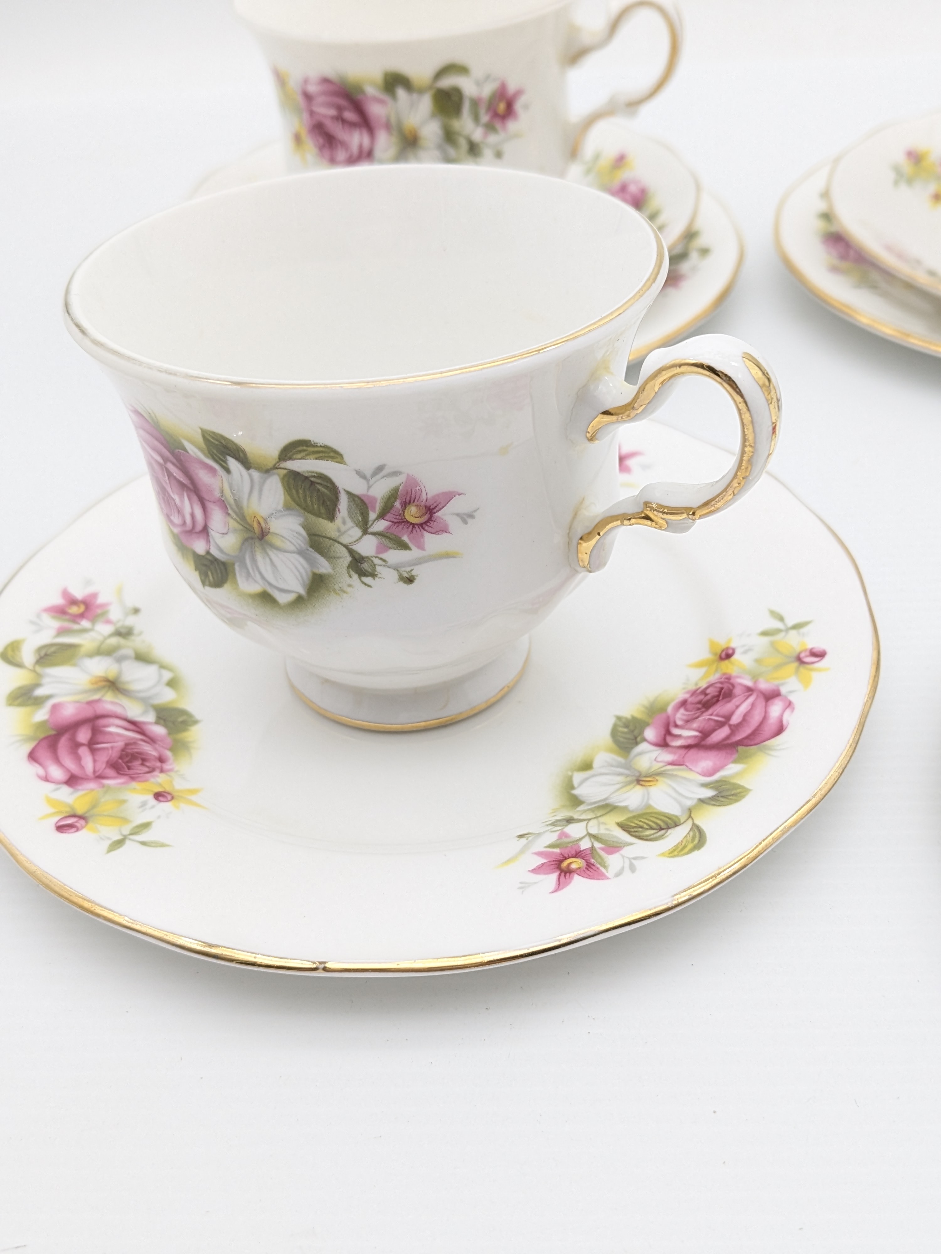 Vintage Queen Anne Bone China Tea Set — Lot 064, photograph 7