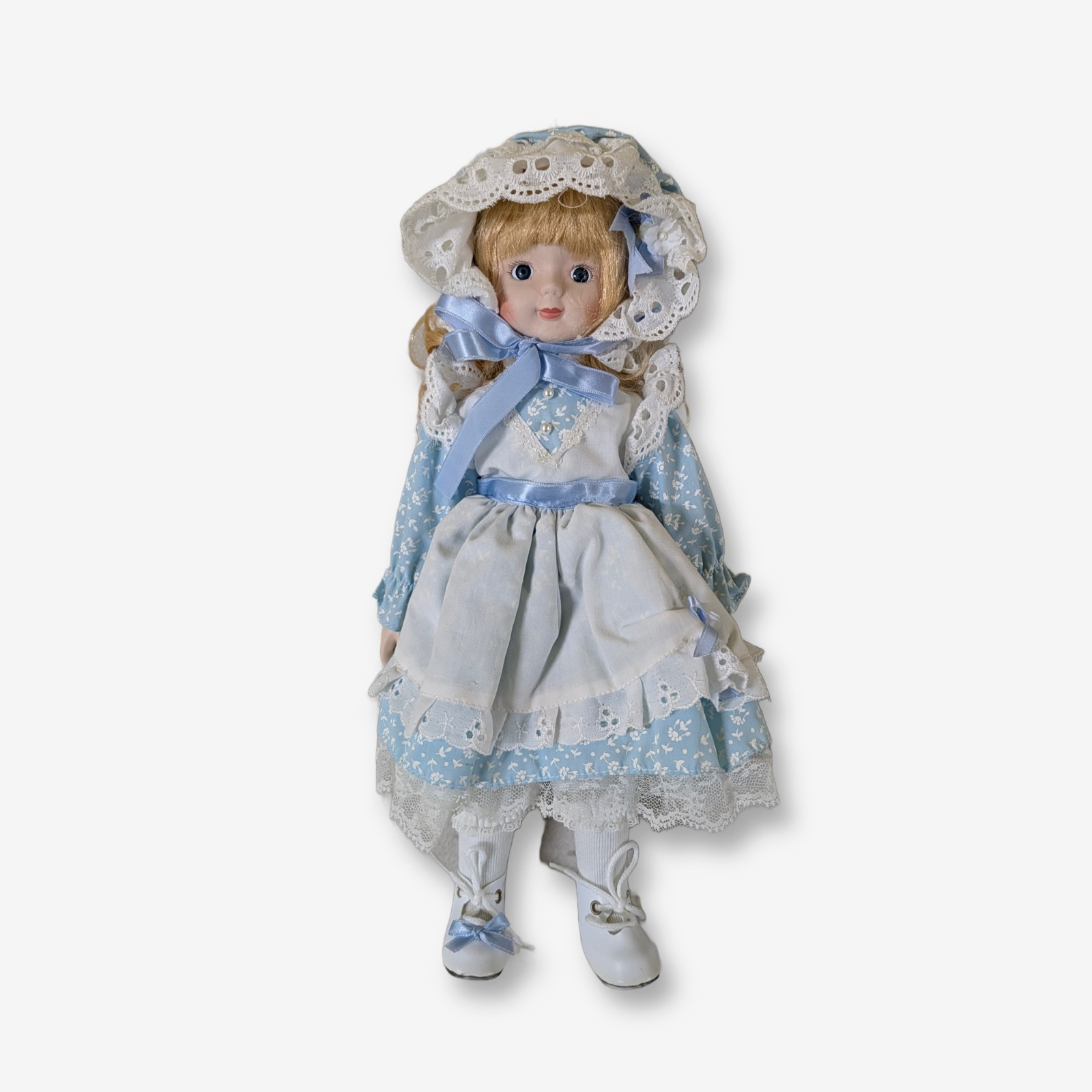 Collection of Three Vintage Porcelain Collector Dolls including Antique German Armand Marseille Porcelain Doll — Lot 029, photograph 2