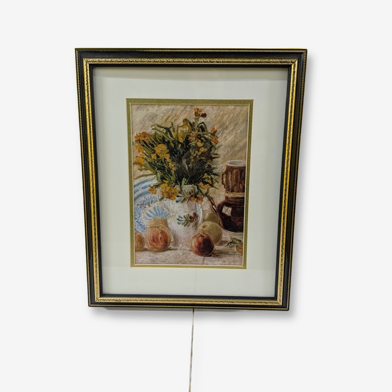Still Life Floral and Fruit Framed Artwork — Lot 031