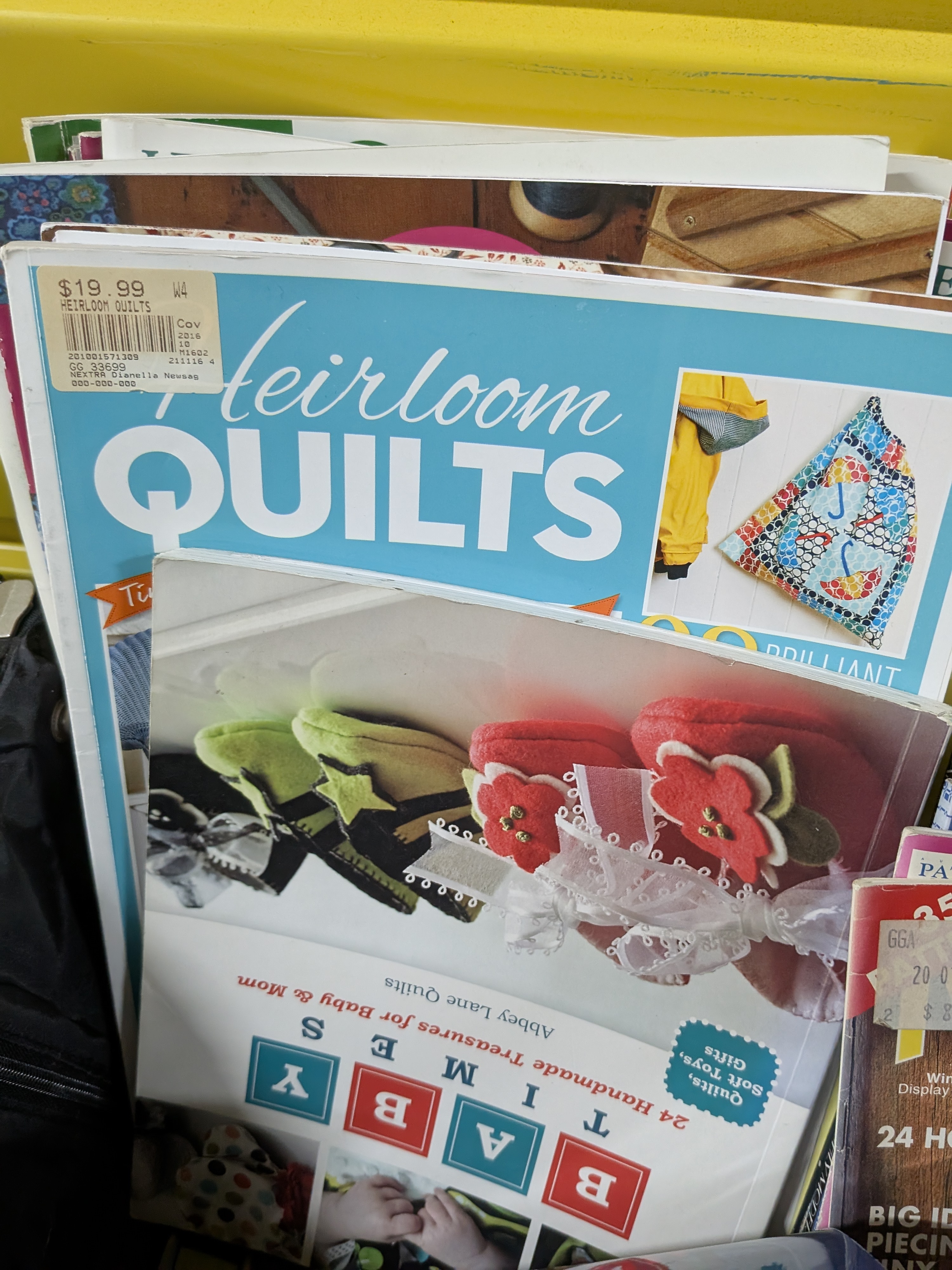 Collection of Quilting & Craft Magazines in a Purple Suitcase — Lot 035, photograph 3