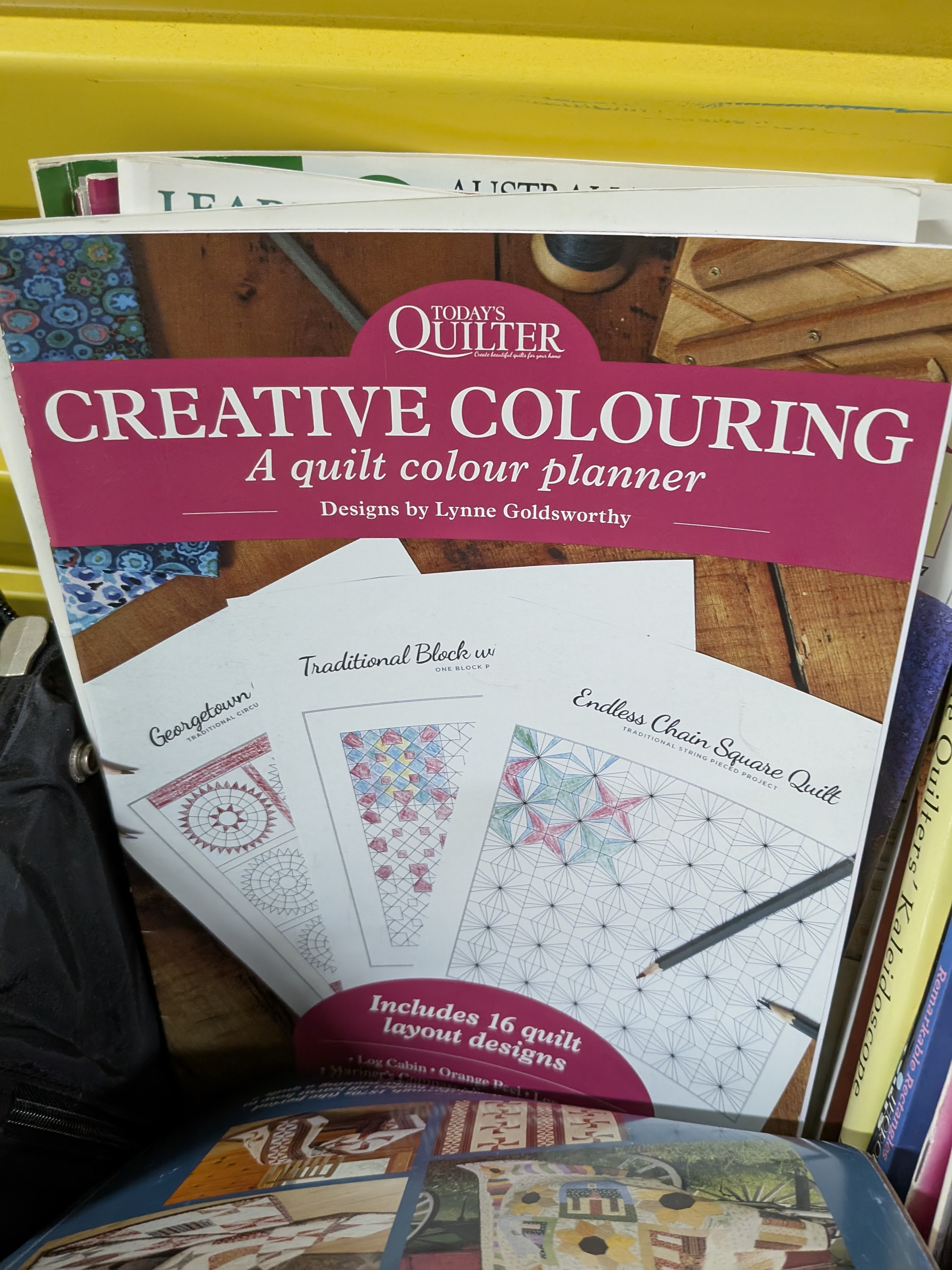 Collection of Quilting & Craft Magazines in a Purple Suitcase — Lot 035, photograph 4