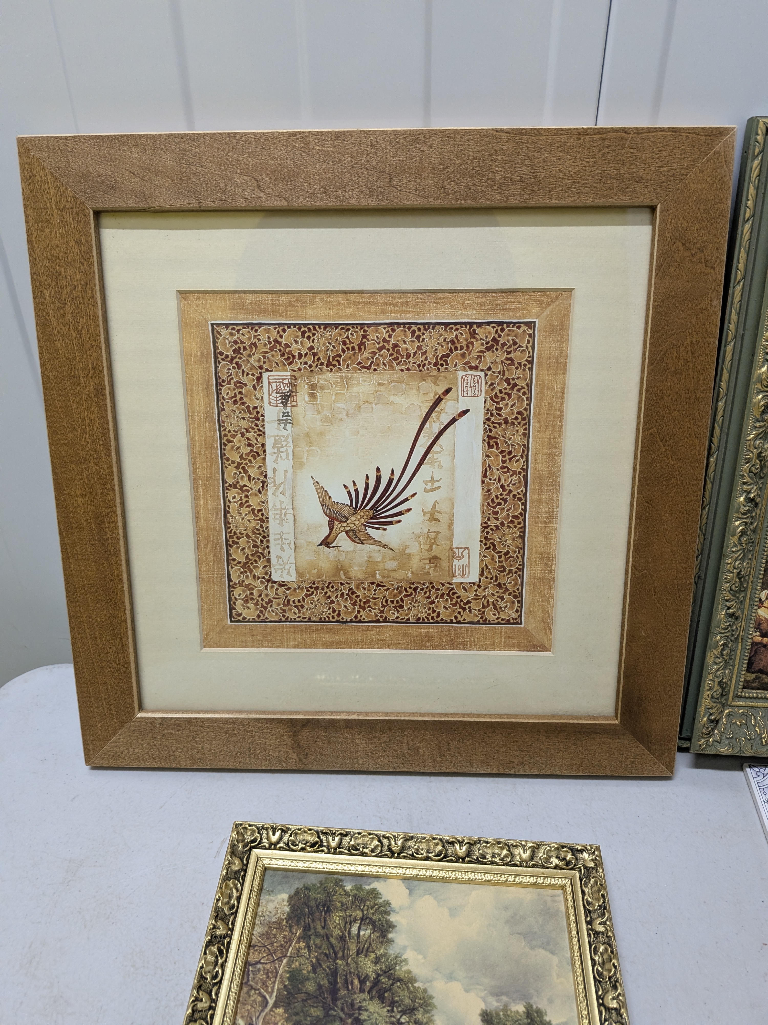 Lot of Decorative Art Prints and Ceramic Tiles — Lot 036, photograph 2