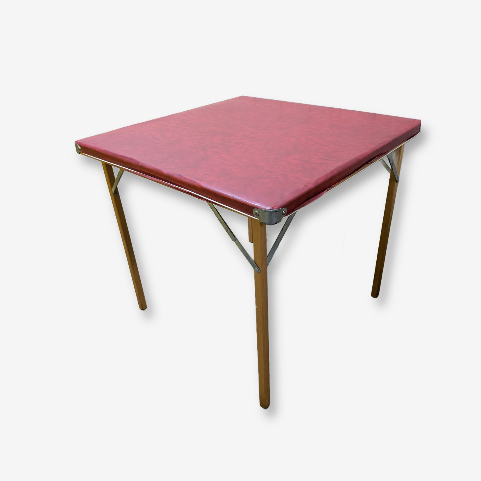 Vintage Australian Folding Card Table by South Western Mfg. — Lot 044