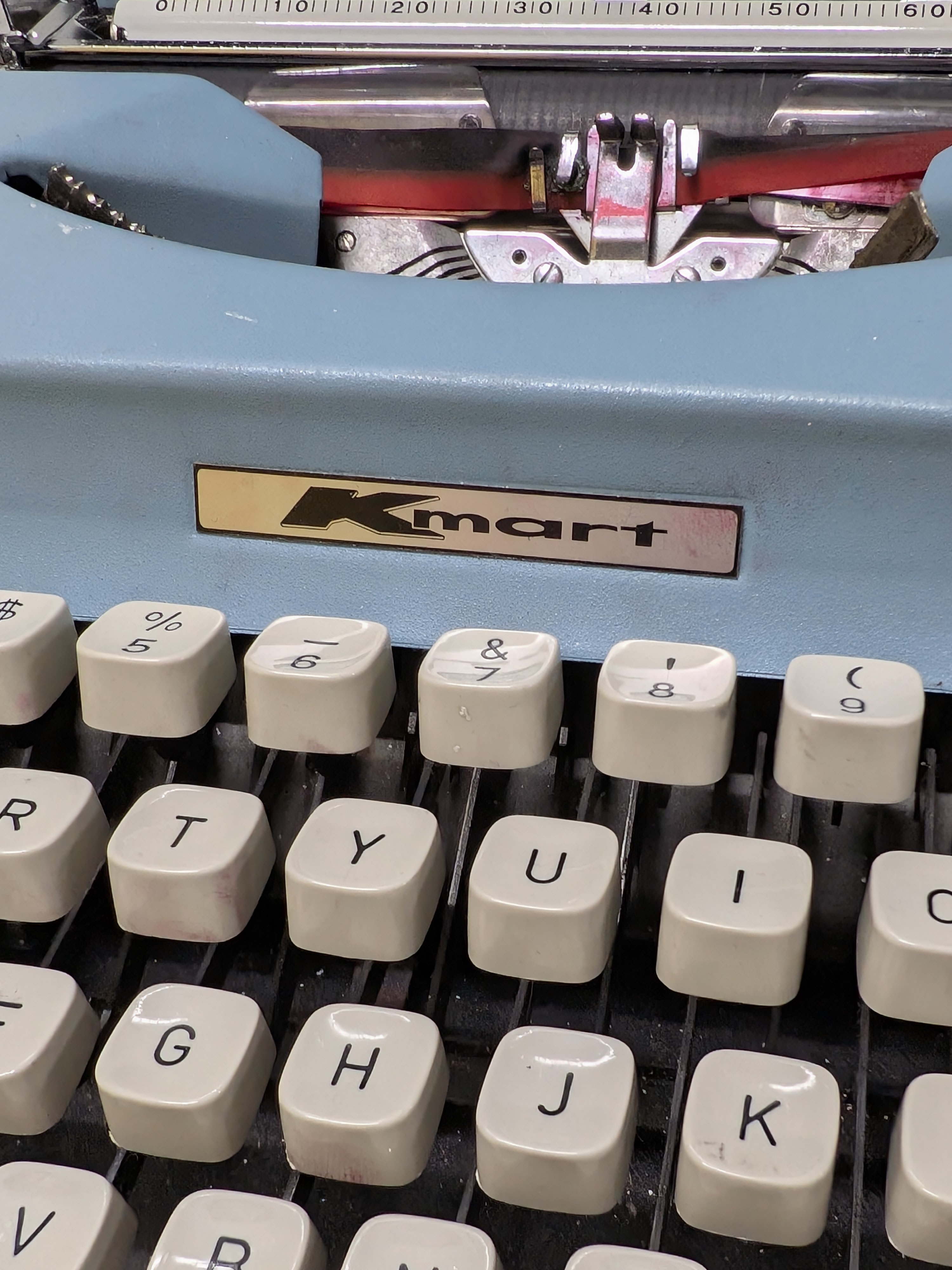 Vintage Kmart Portable Typewriter with Case — Lot 049, photograph 2