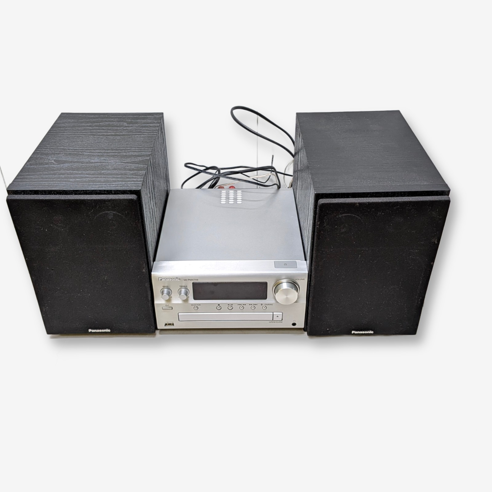 Panasonic SA-PMX70B Hi-Fi System with Speakers — Lot 053