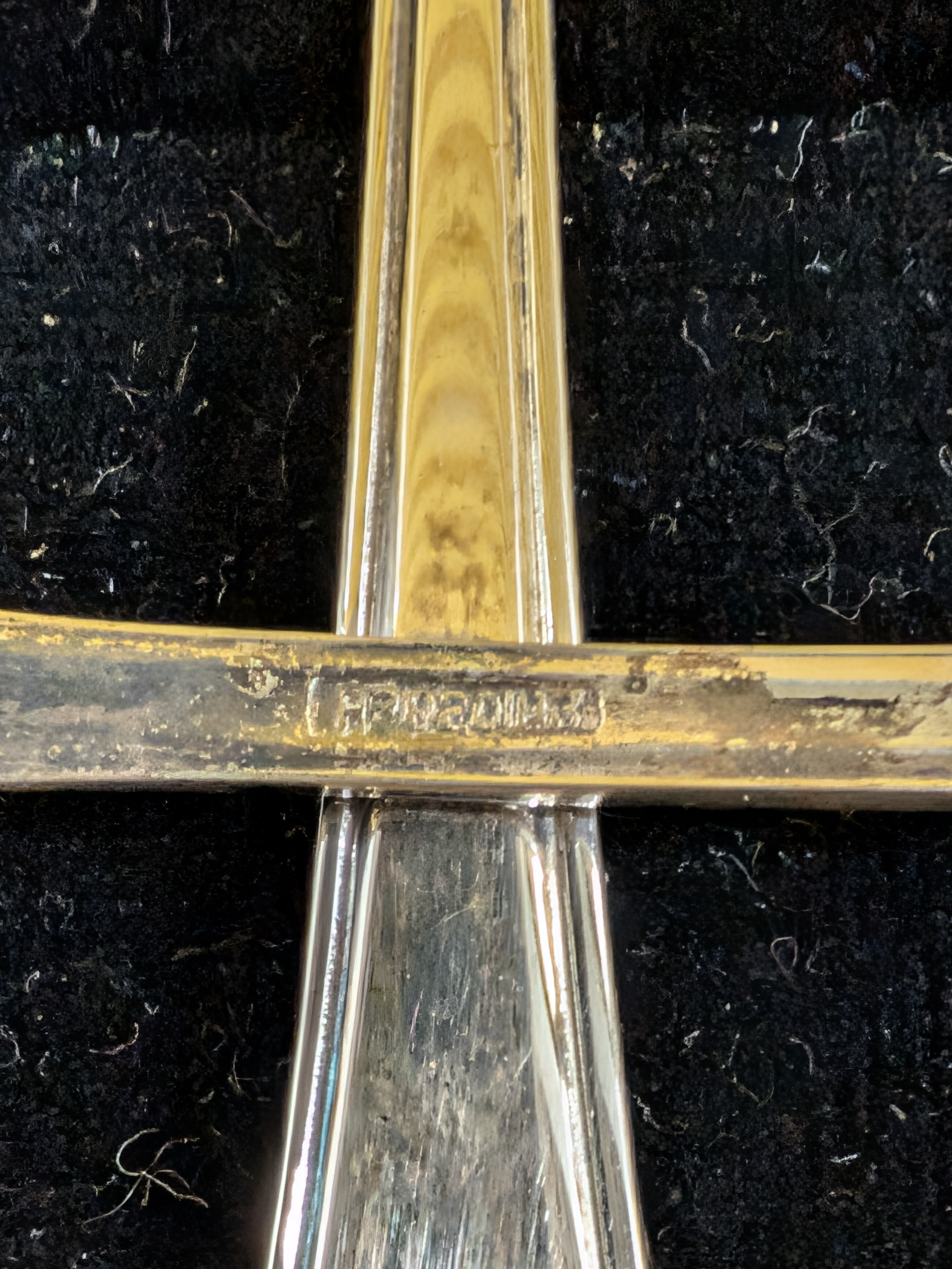 Vintage Cased Set of Six EPNS Pastry Forks, Made in England — Lot 064, photograph 3