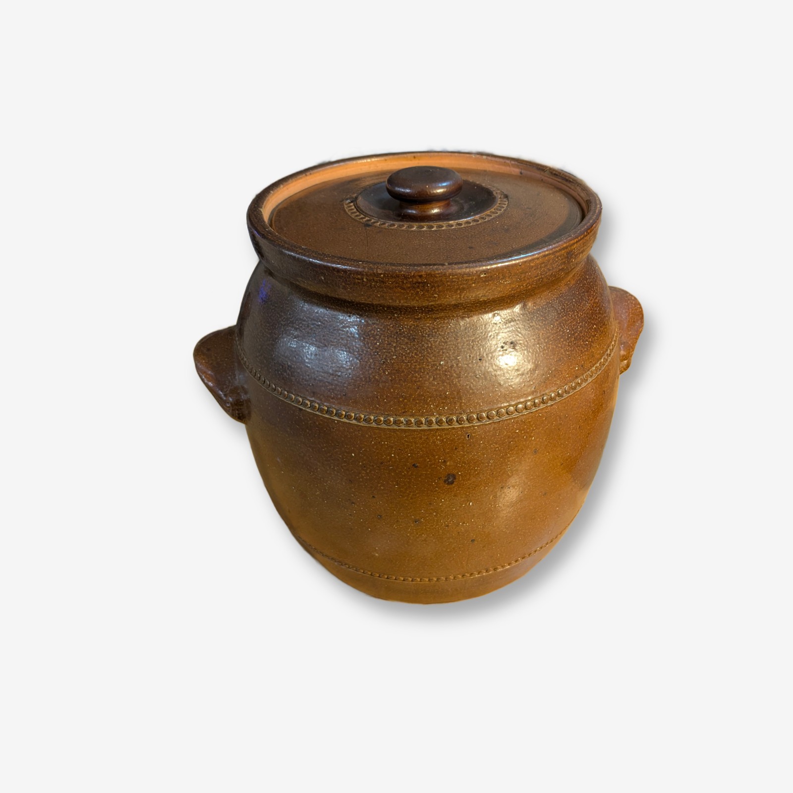 Vintage Bendigo Pottery Stoneware Fermentation Crock, K.C. Leesom — Lot 071, photograph 1