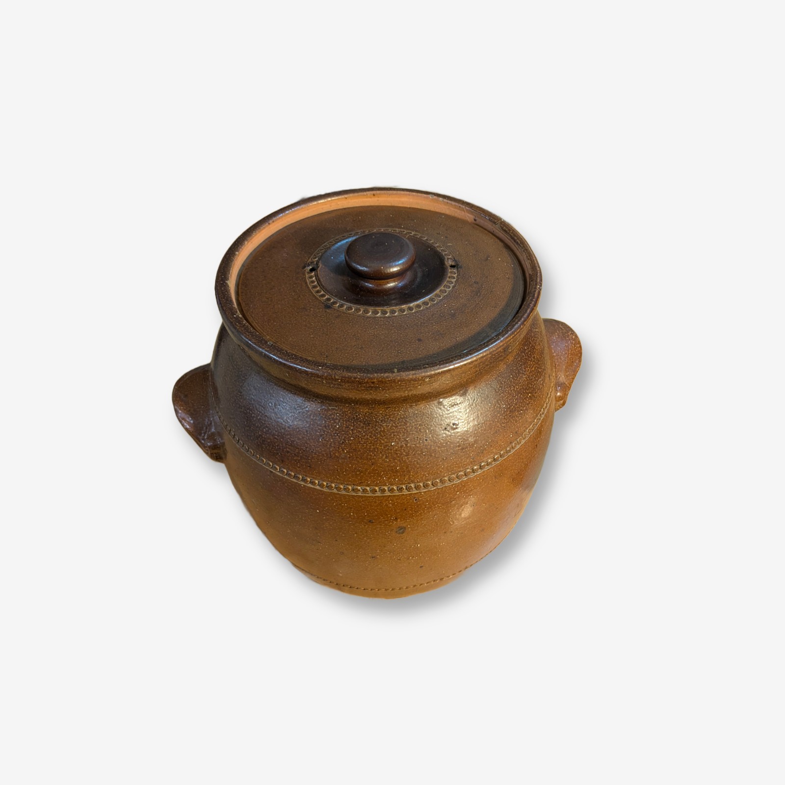 Vintage Bendigo Pottery Stoneware Fermentation Crock, K.C. Leesom — Lot 071, photograph 5