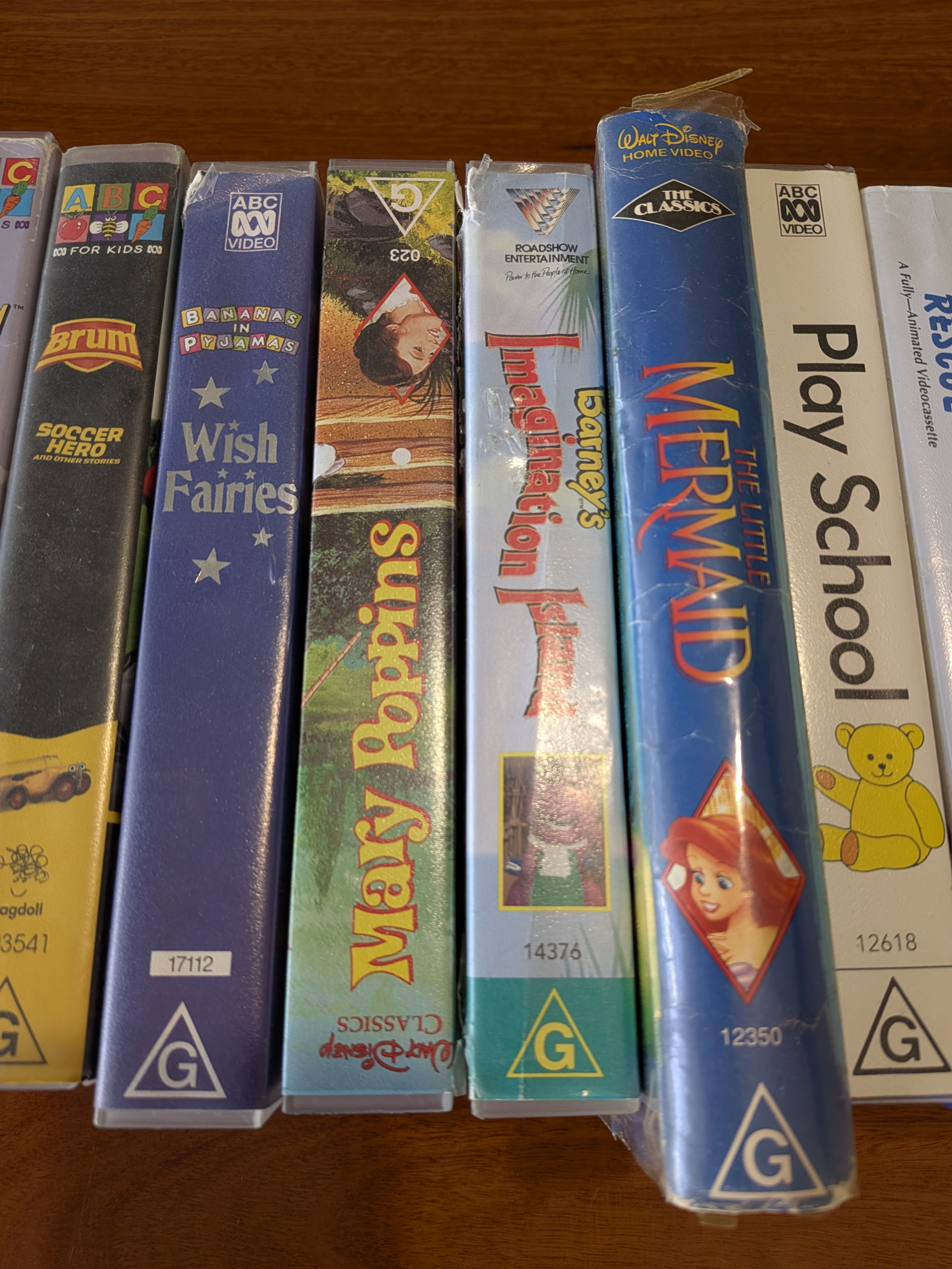 Collection of Assorted Children's ABC / BBC/ Disney VHS Tapes — Lot 072, photograph 3