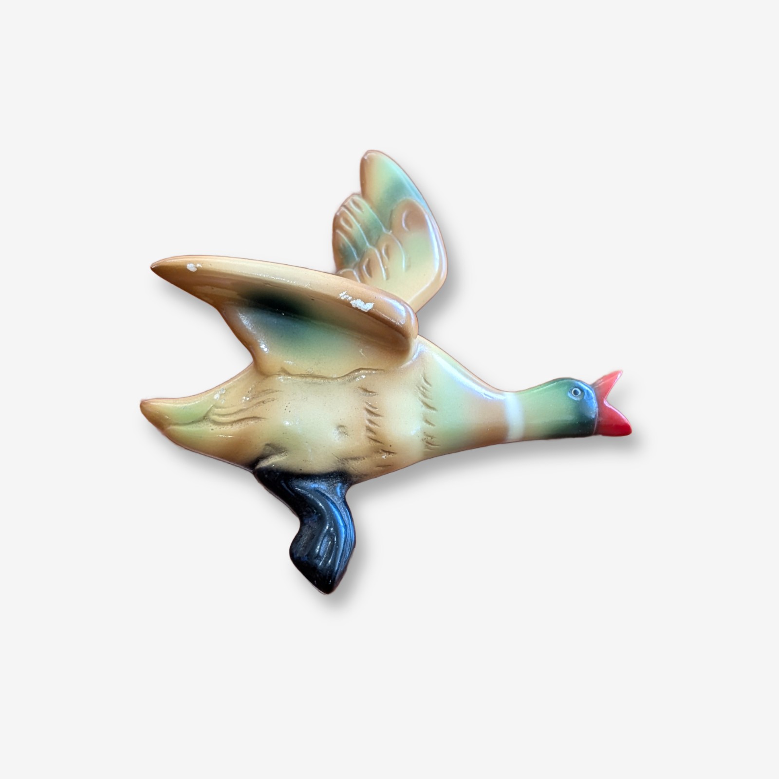 Vintage Ceramic Mallard Duck Wall Hanging — Lot 080