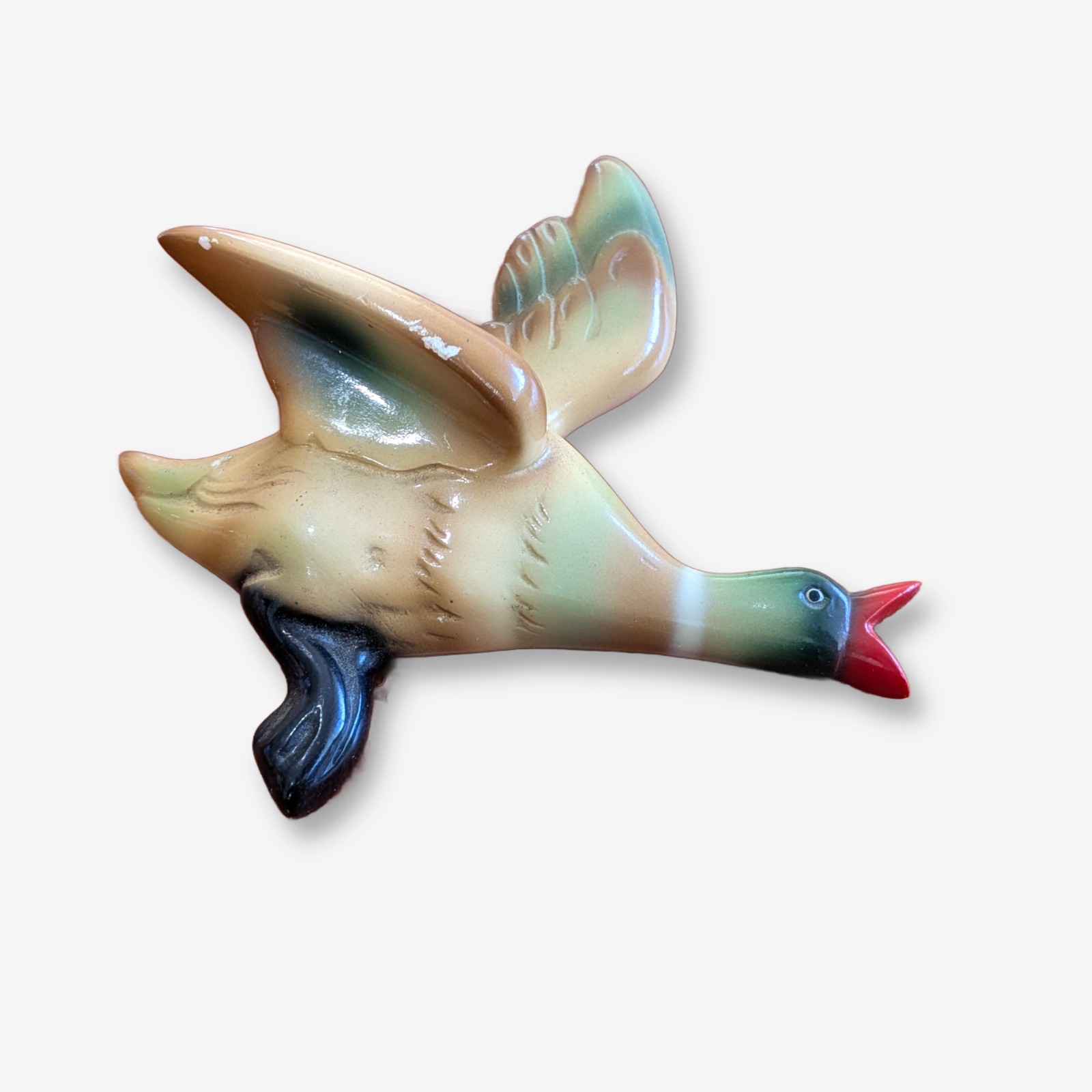 Vintage Ceramic Mallard Duck Wall Hanging — Lot 080, photograph 2