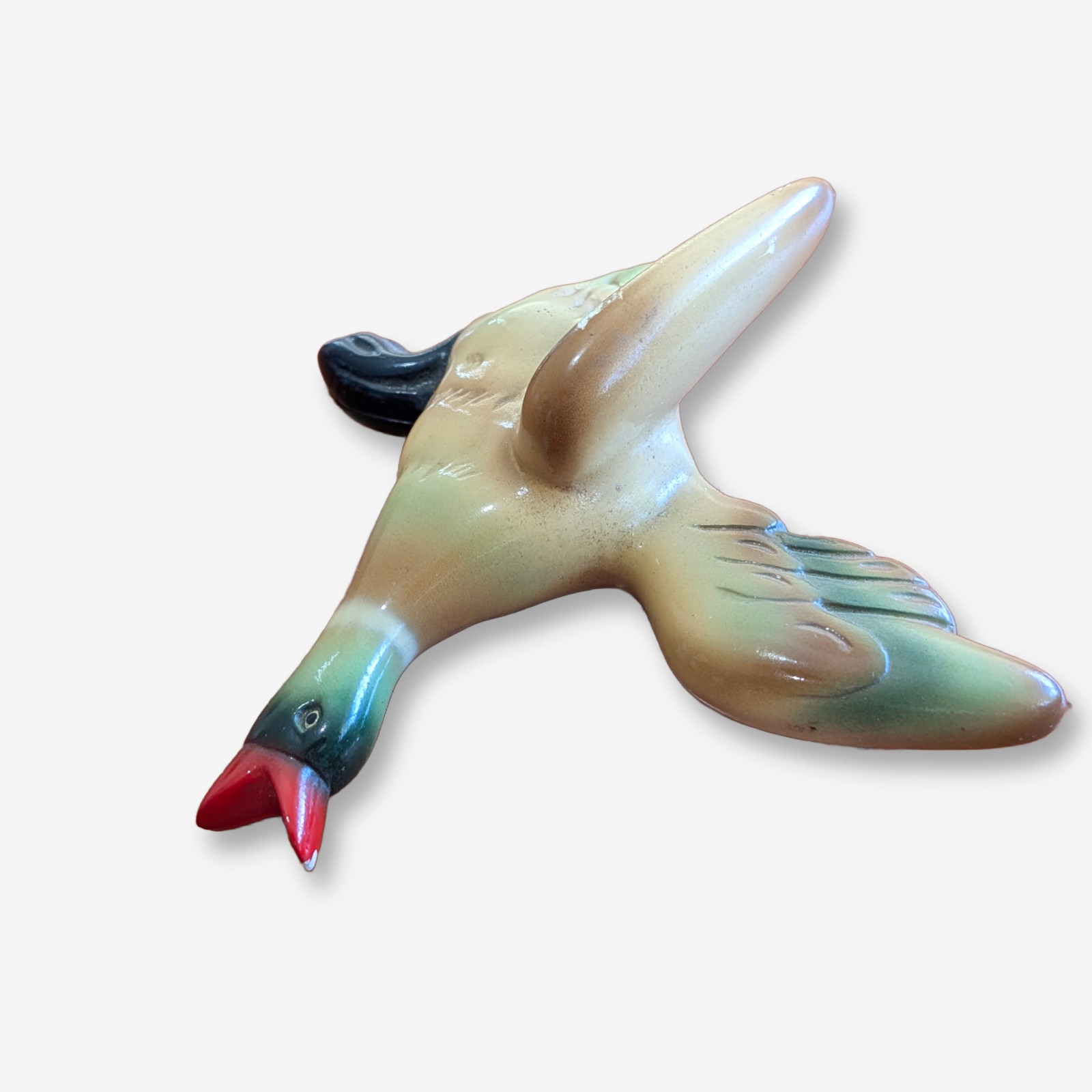 Vintage Ceramic Mallard Duck Wall Hanging — Lot 080, photograph 3