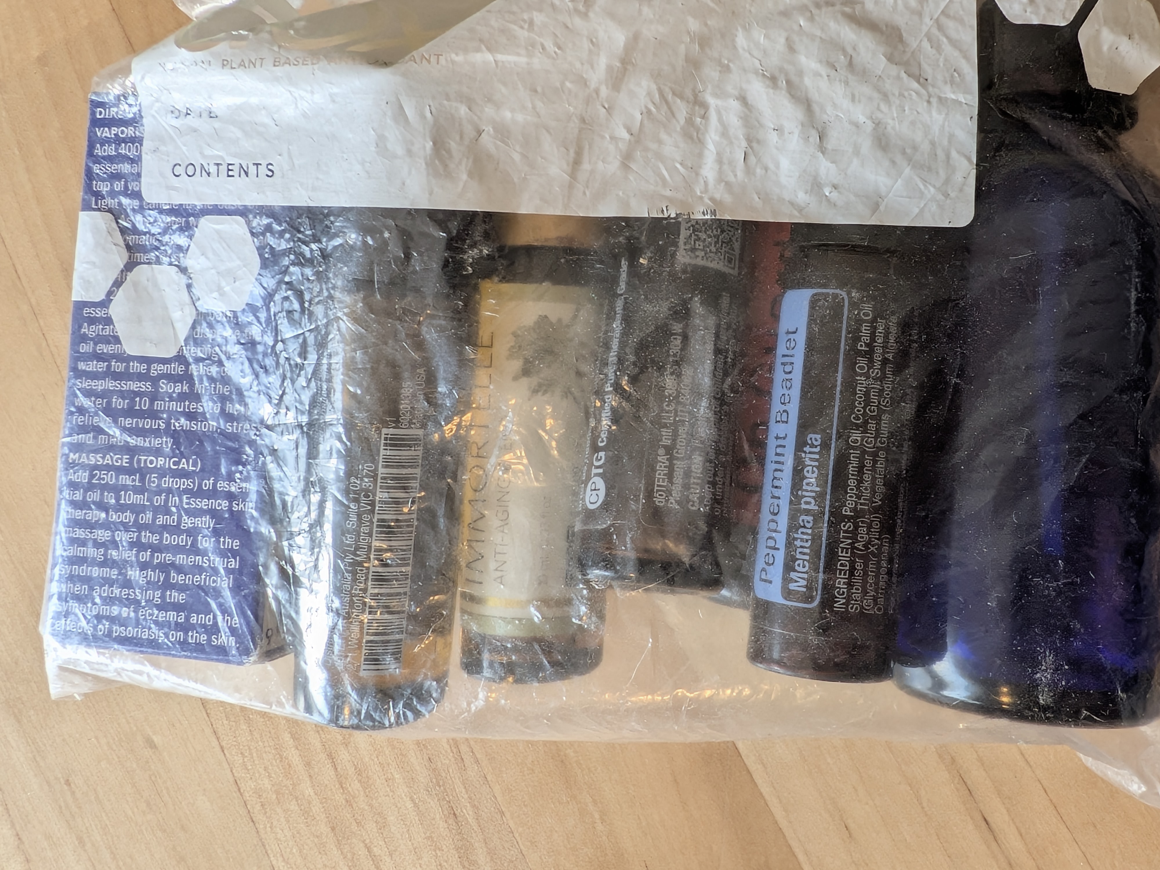 Lot of doTERRA Essential Oils and Diffuser with Sundries — Lot 082, photograph 6