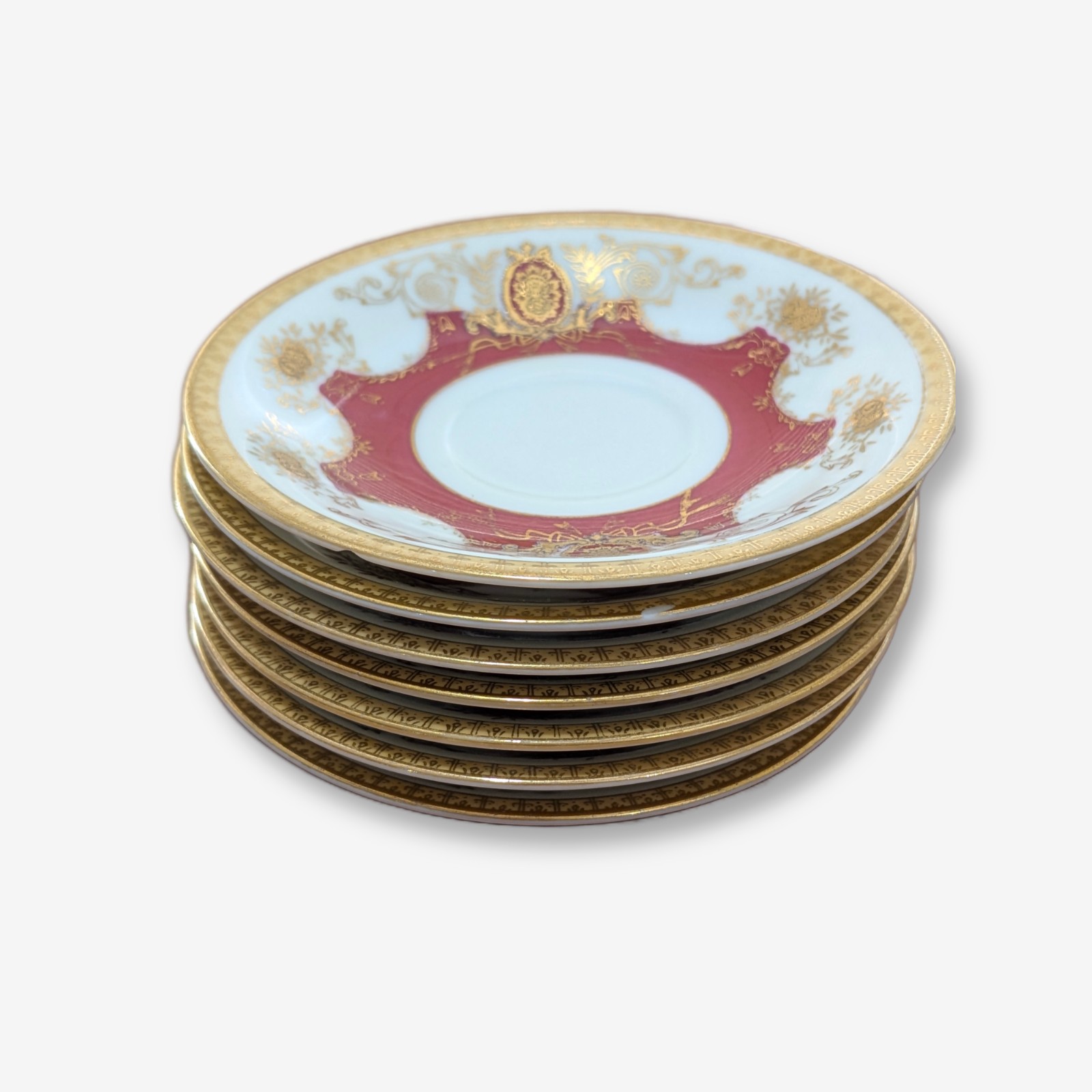 Vintage Meito Japanese Hand Painted Demitasse Set, c. Mid-20th Century — Lot 084, photograph 2