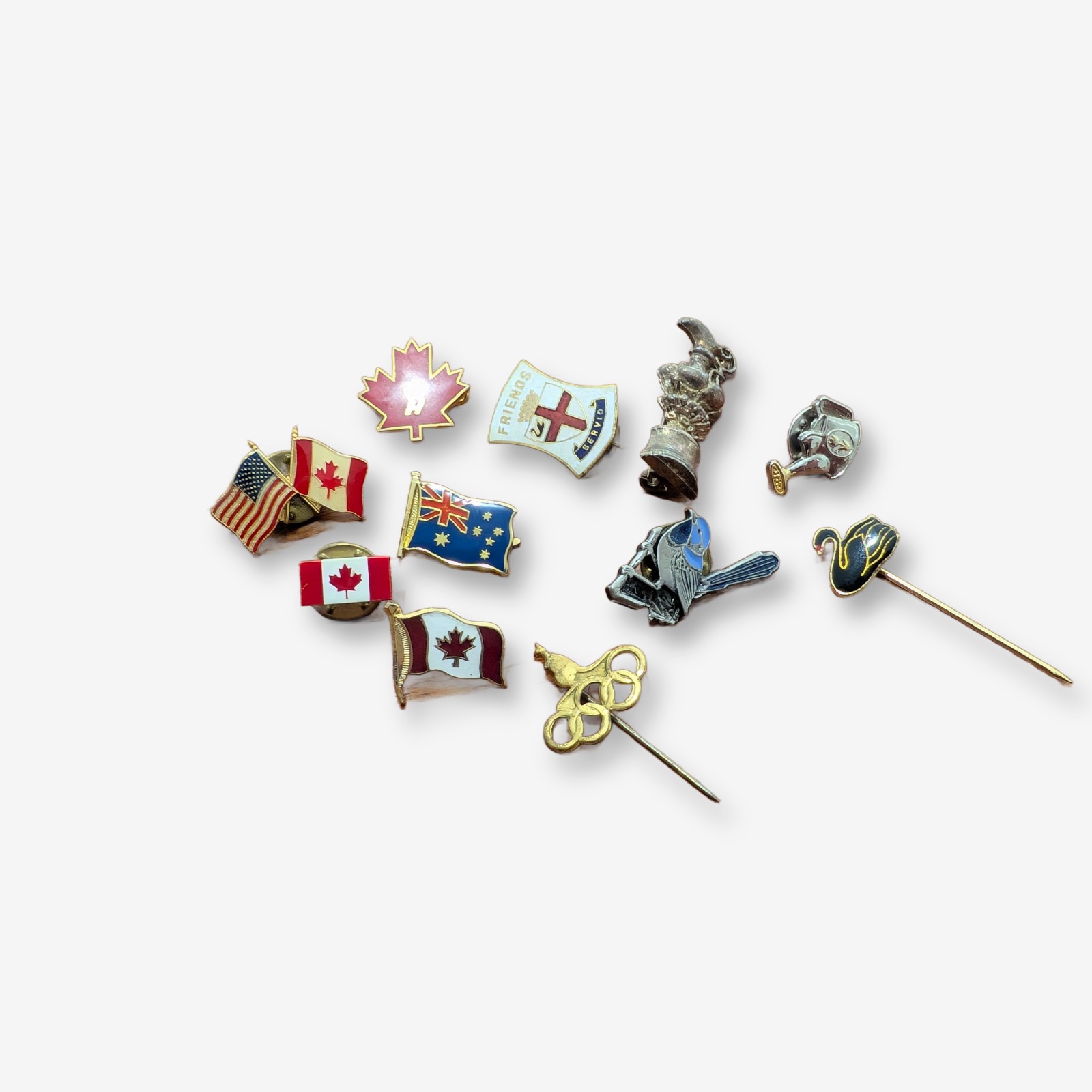 Collection of Assorted Vintage Lapel and Stick Pins — Lot 085
