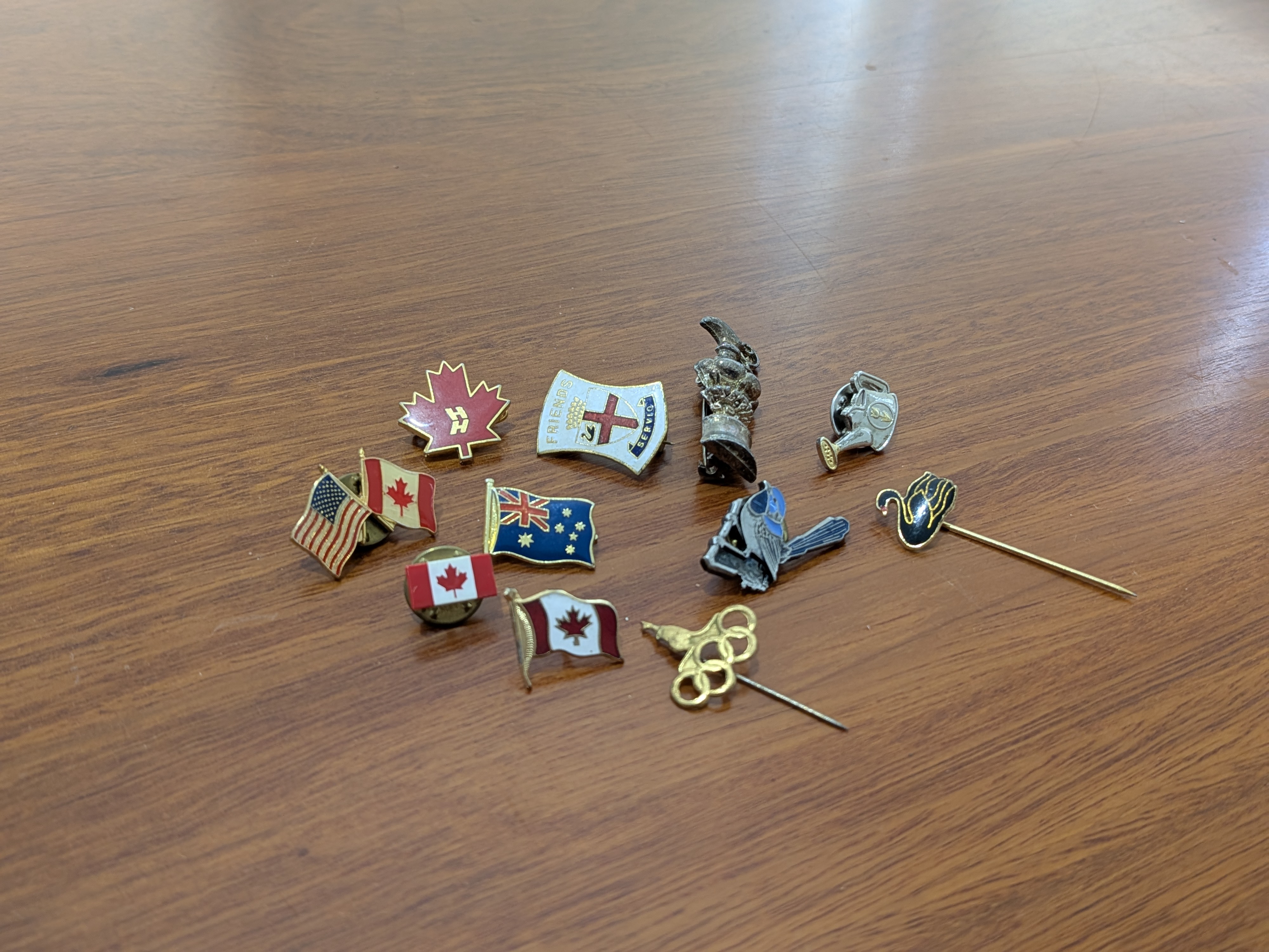 Collection of Assorted Vintage Lapel and Stick Pins — Lot 085, photograph 2