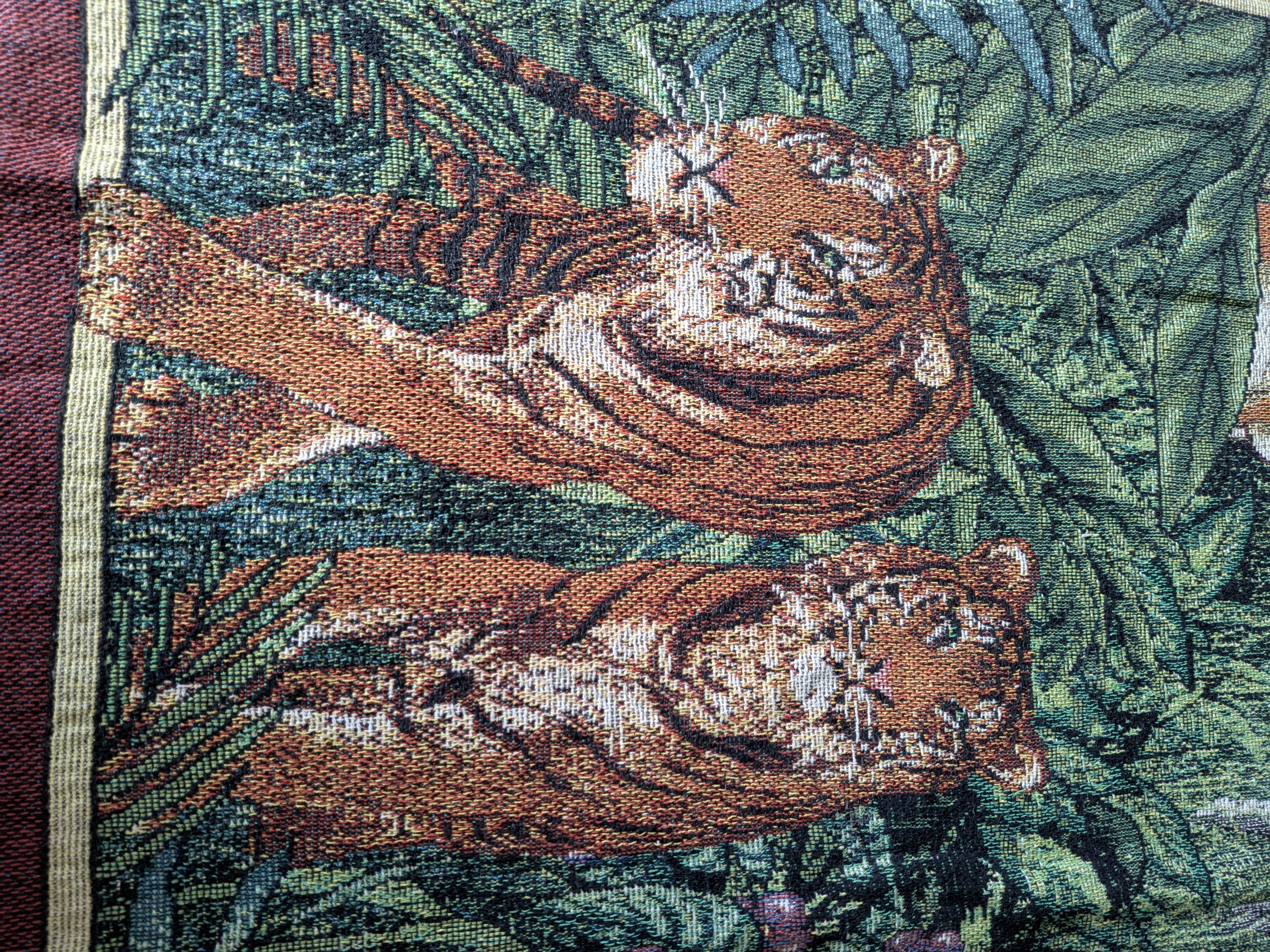 Noah's Ark Woven Tapestry Throw Blanket ('The Gathering' oah's Ark Tapestry) — Lot 096, photograph 6