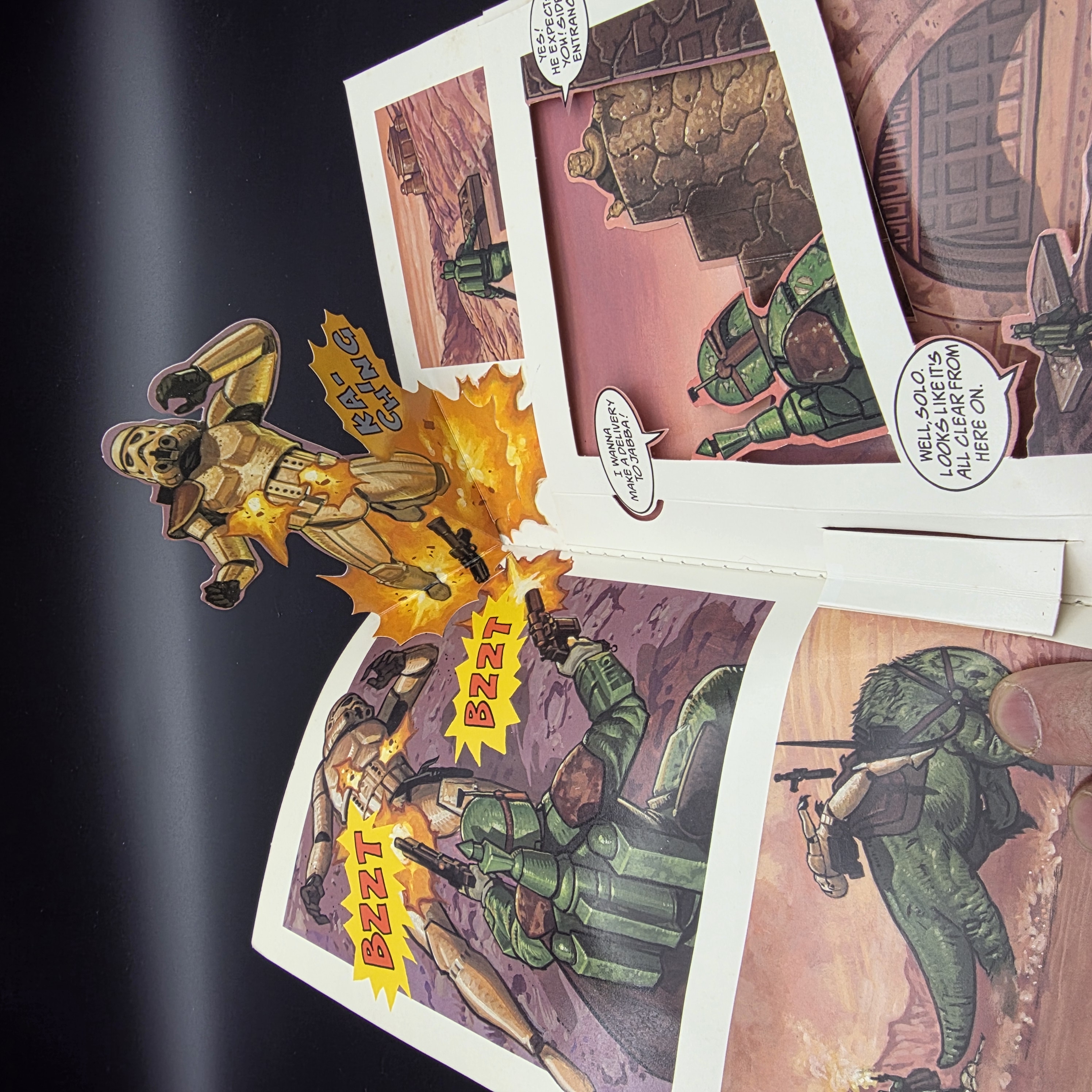 Battle of the Bounty Hunters The Pop-up Comic Book! by Ryder Windham (Hardcover, — Lot 017, photograph 6