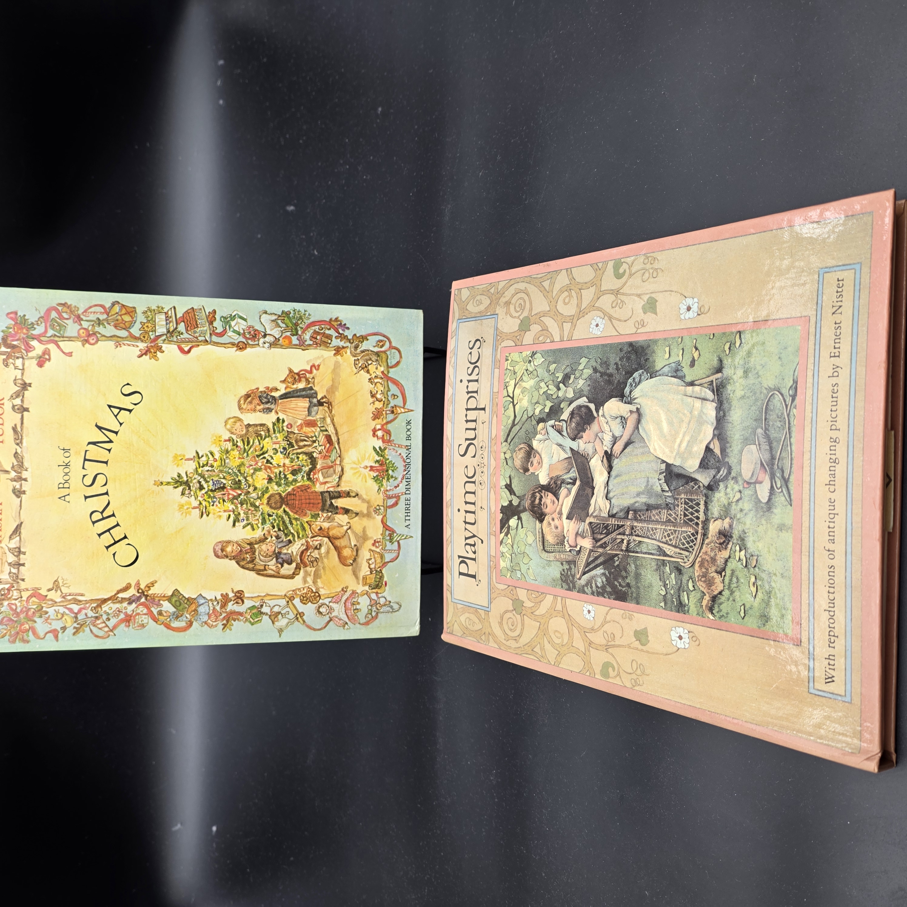 Vintage Tasha Tudor's A Book of Christmas and Ernest Nister's Playtime Surprises Interactive Books — Lot 100, photograph 1