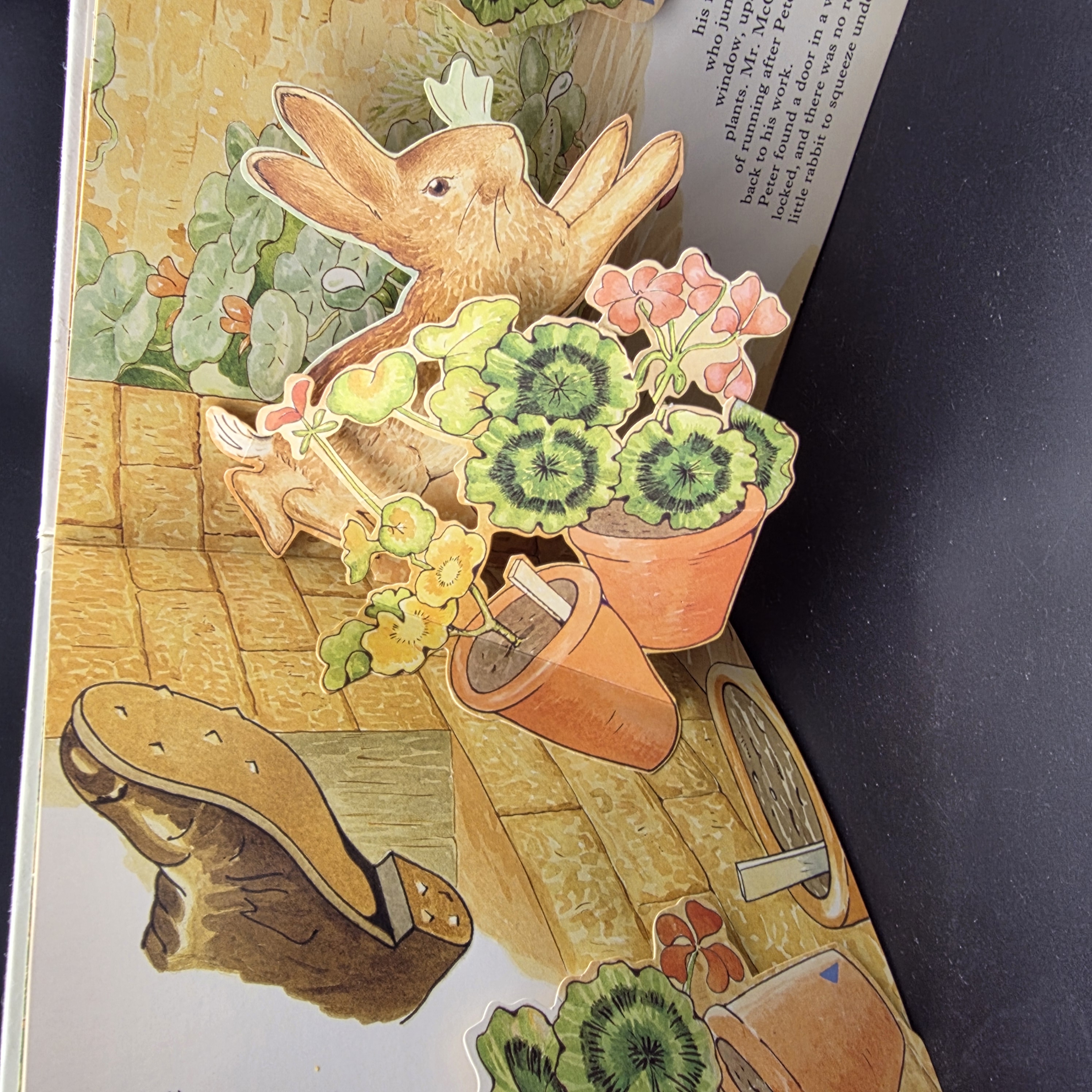 The Original Pop-up Tale of Peter Rabbit by Beatrix Potter (Hardcover, 1996) 1st — Lot 104, photograph 5