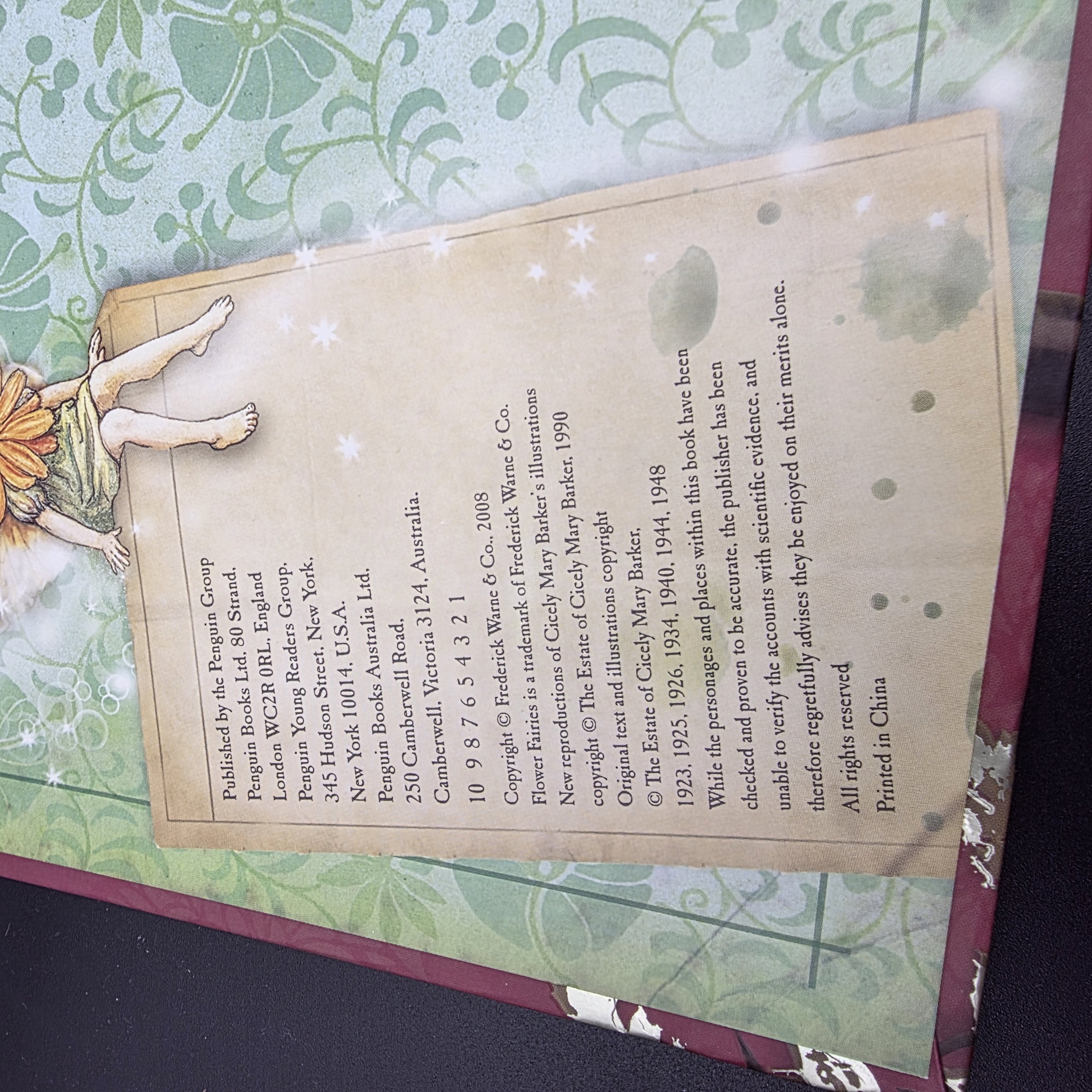 Return to Fairyopolis by Cicely Mary Barker (Hardcover, 2008) 1st Ed Illus — Lot 106, photograph 7