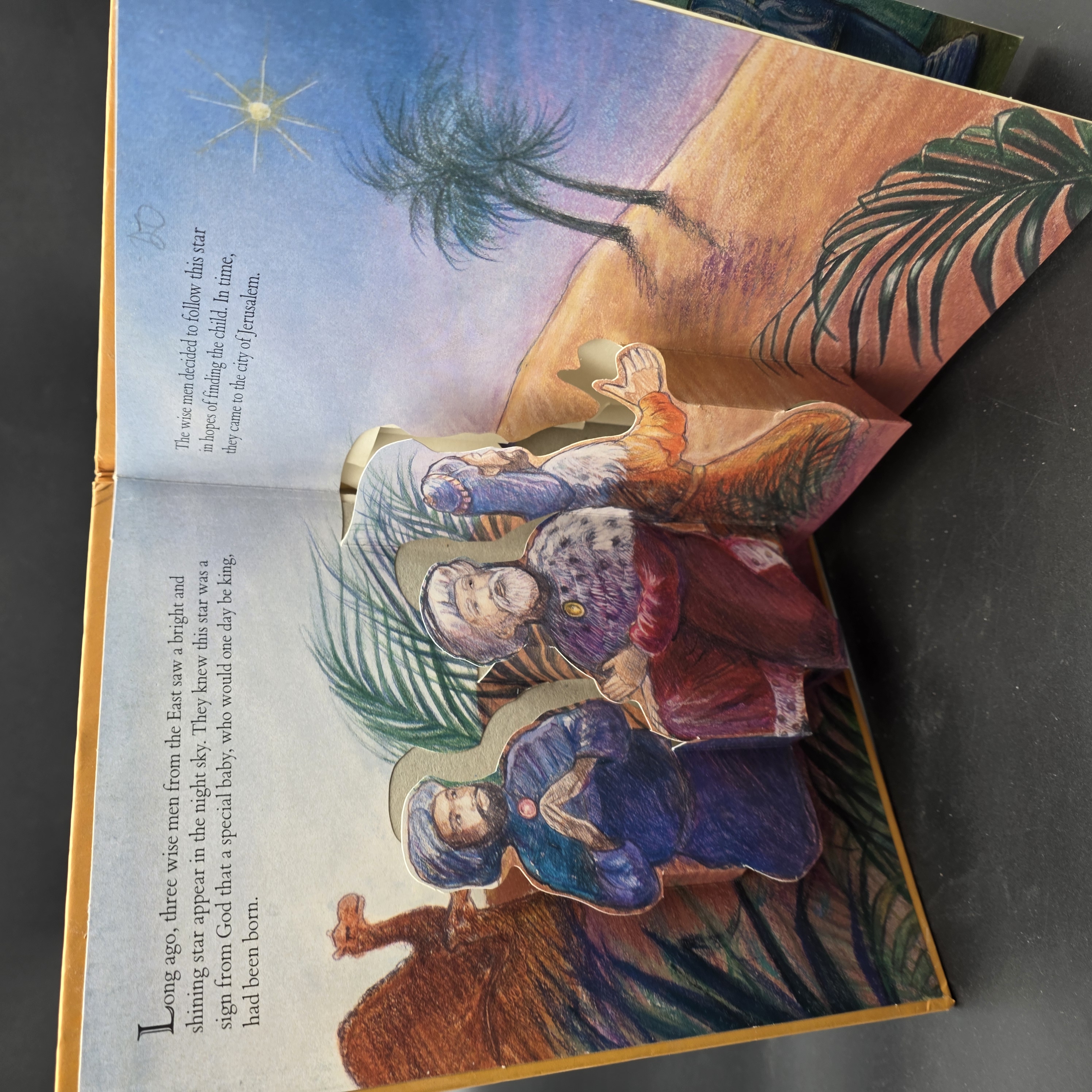 The Three Wise Men by Lee Maine (Hardcover, 1992) 1st Ed Bilingual Illus Kids — Lot 108, photograph 3
