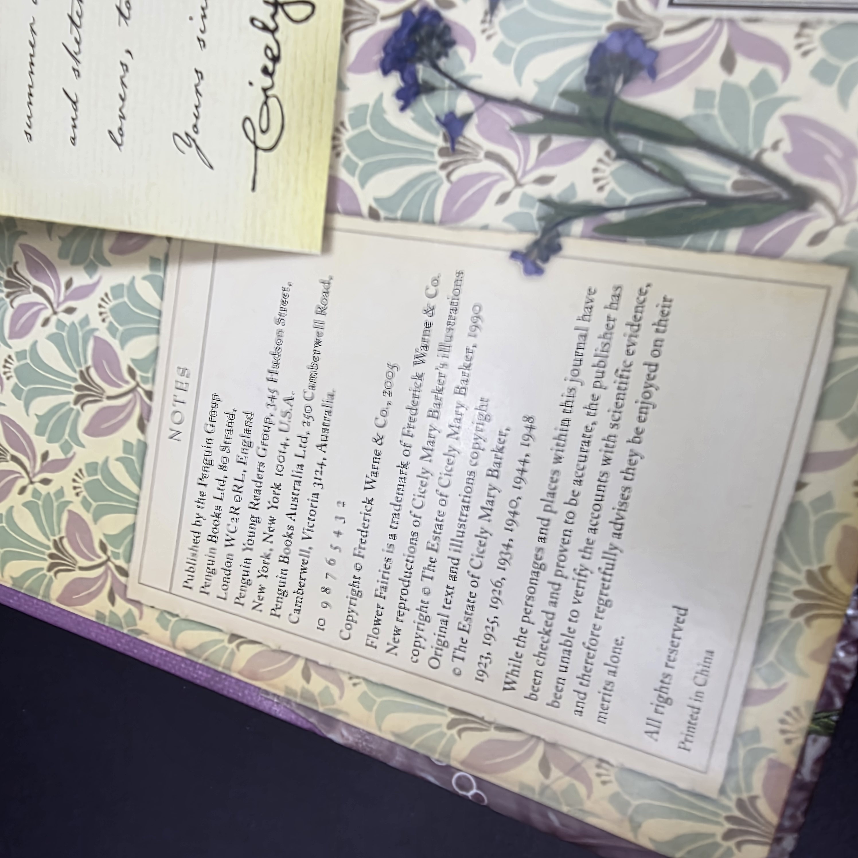 Fairyopolis A Flower Fairies Journal by Cicely Mary Barker (Hardcover, 2005) — Lot 112, photograph 5