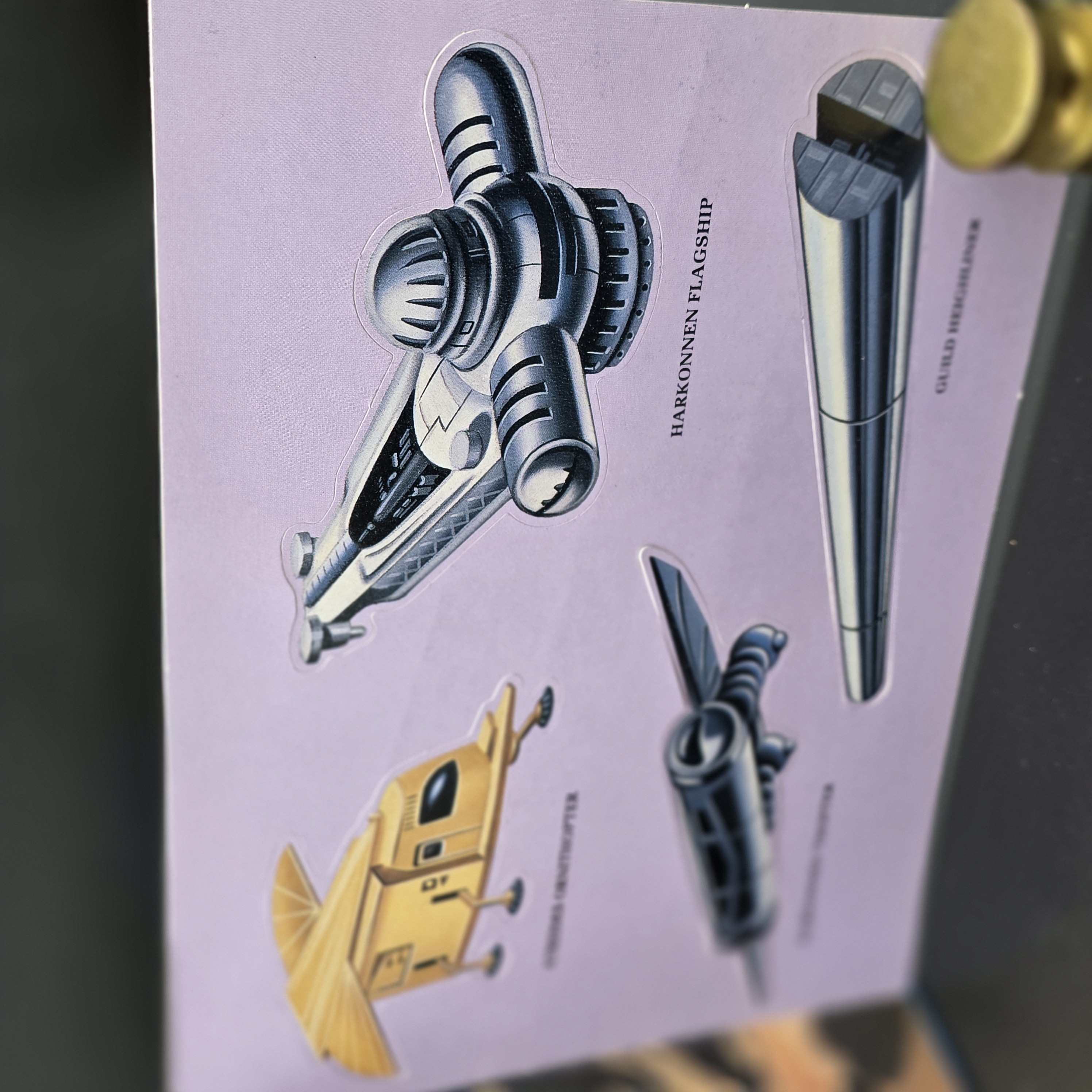 Dune Pop-up Panorama Book by Maida Silverman (Hardcover, 1984) SciFi Punch-Out — Lot 019, photograph 5