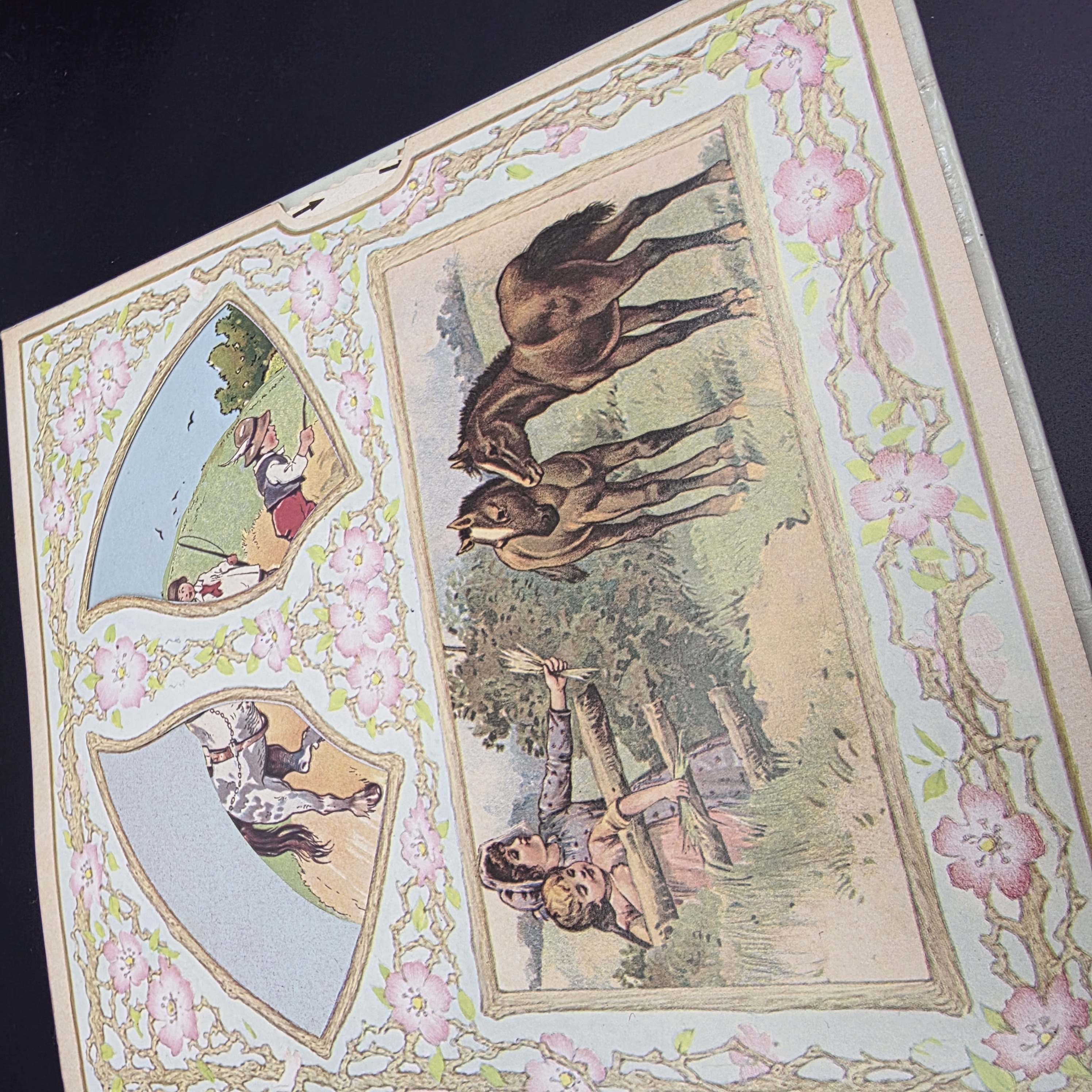 Merry Magic Go Round by Ernest Nister (Hardcover, 1983) Vintage Children Illus — Lot 028, photograph 4