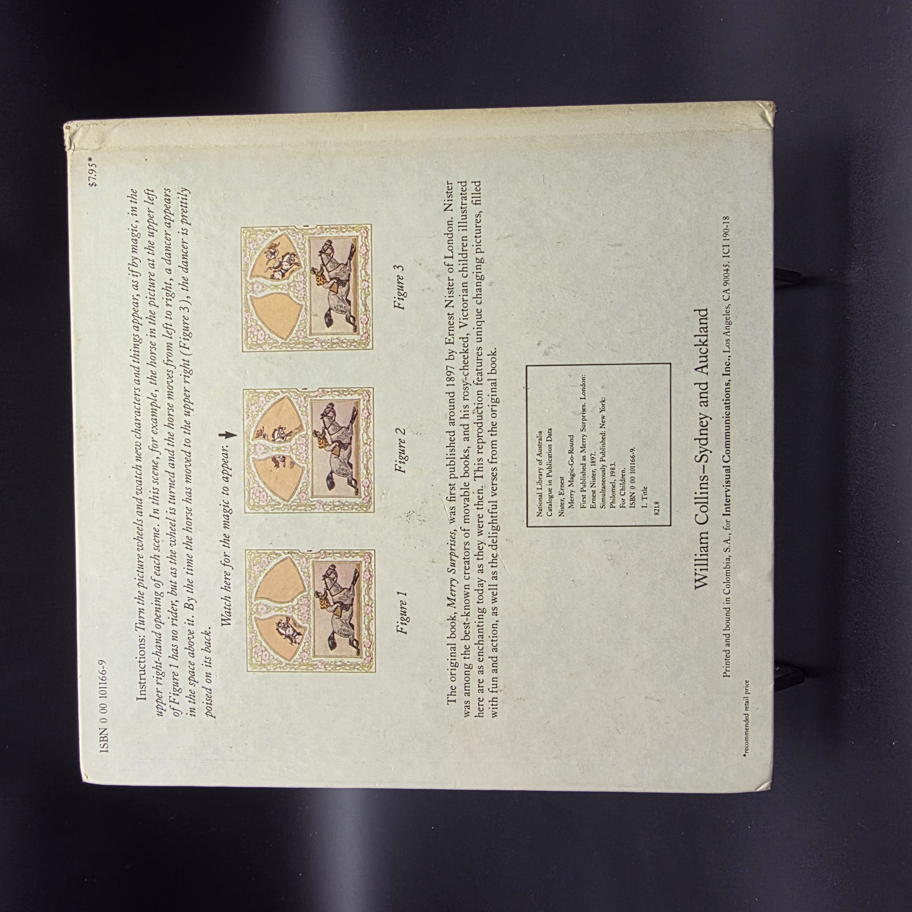 Merry Magic Go Round by Ernest Nister (Hardcover, 1983) Vintage Children Illus — Lot 028, photograph 7
