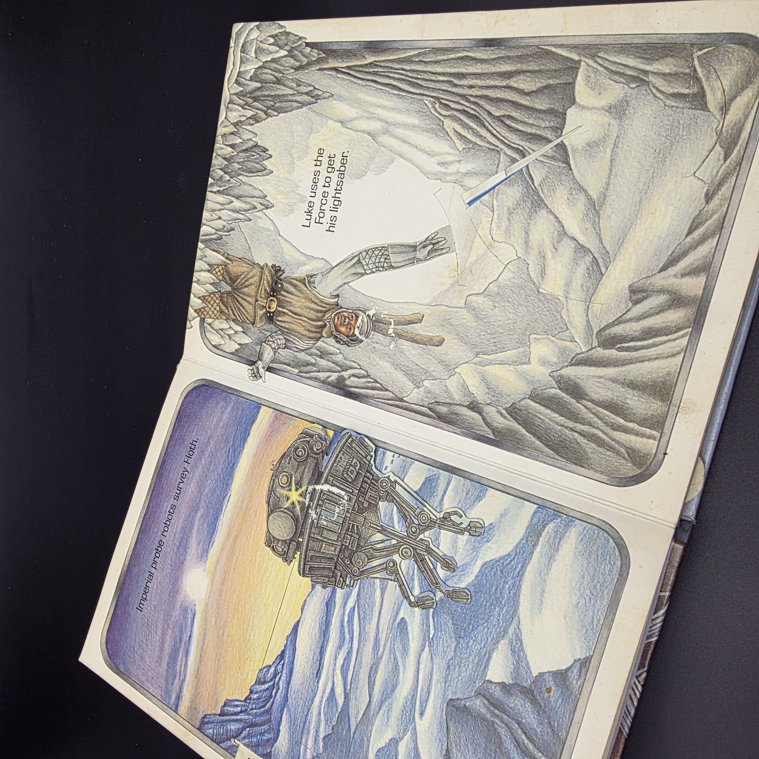 The Empire Strikes Back by Star Wars (Hardcover, 1980) 1st Ed Children's Pop-up — Lot 016, photograph 4