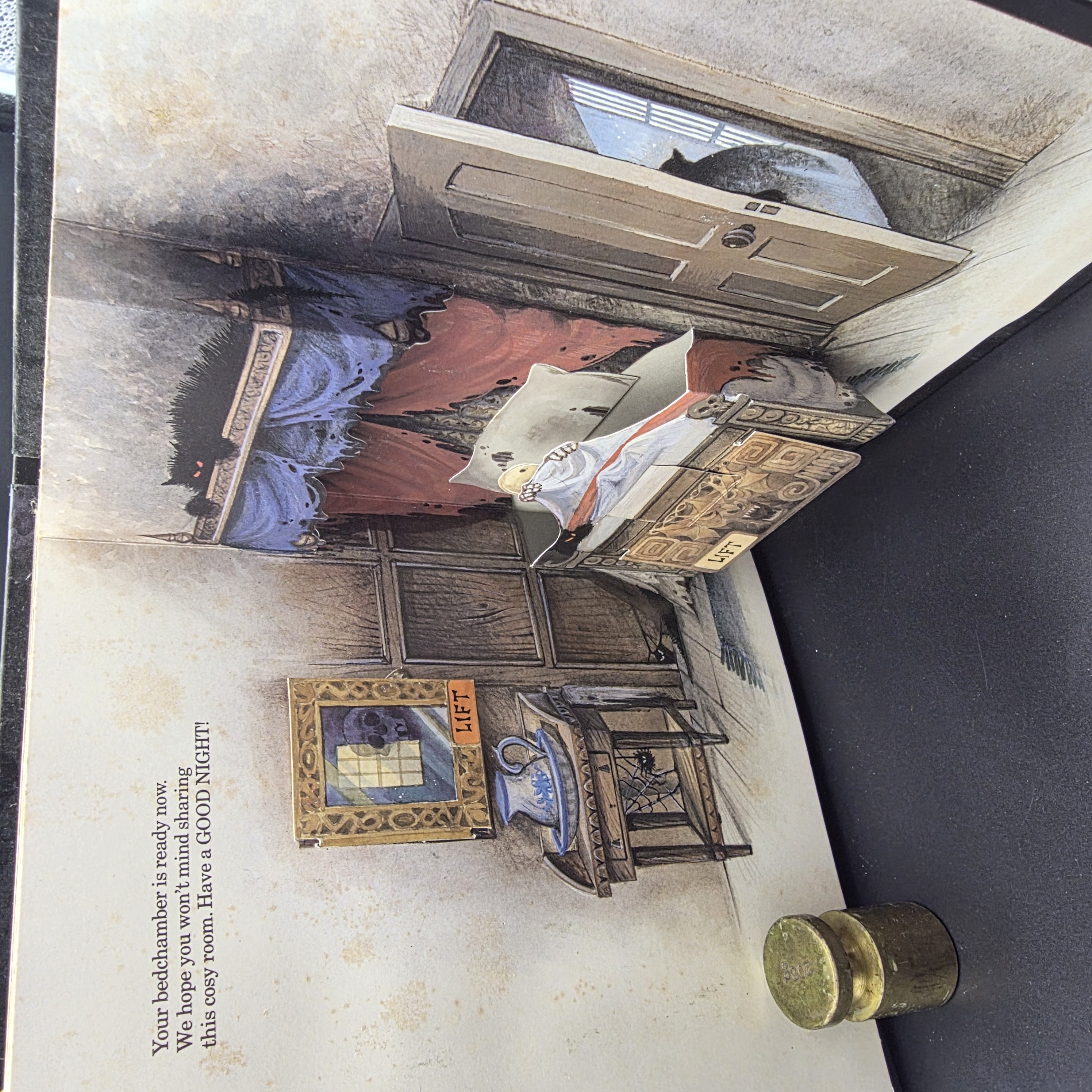 The Things in Mouldy Manor by Keith Moseley (Hardcover, 1988) 1st Ed Pop-up — Lot 036, photograph 4