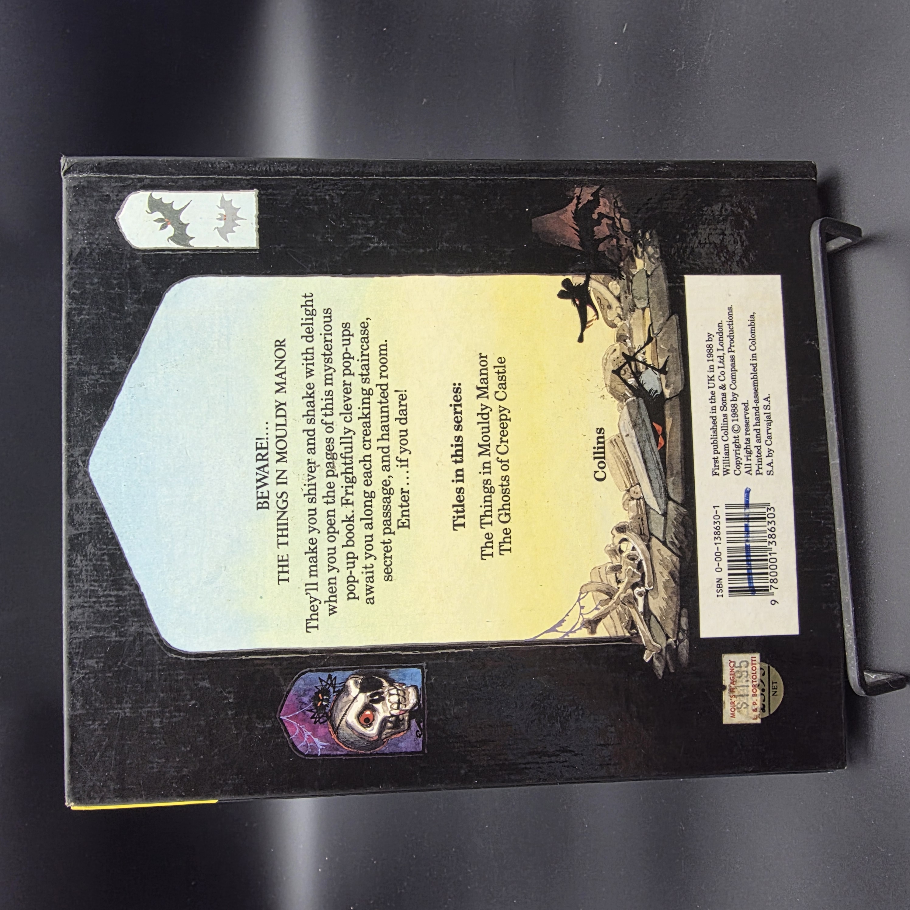 The Things in Mouldy Manor by Keith Moseley (Hardcover, 1988) 1st Ed Pop-up — Lot 036, photograph 5