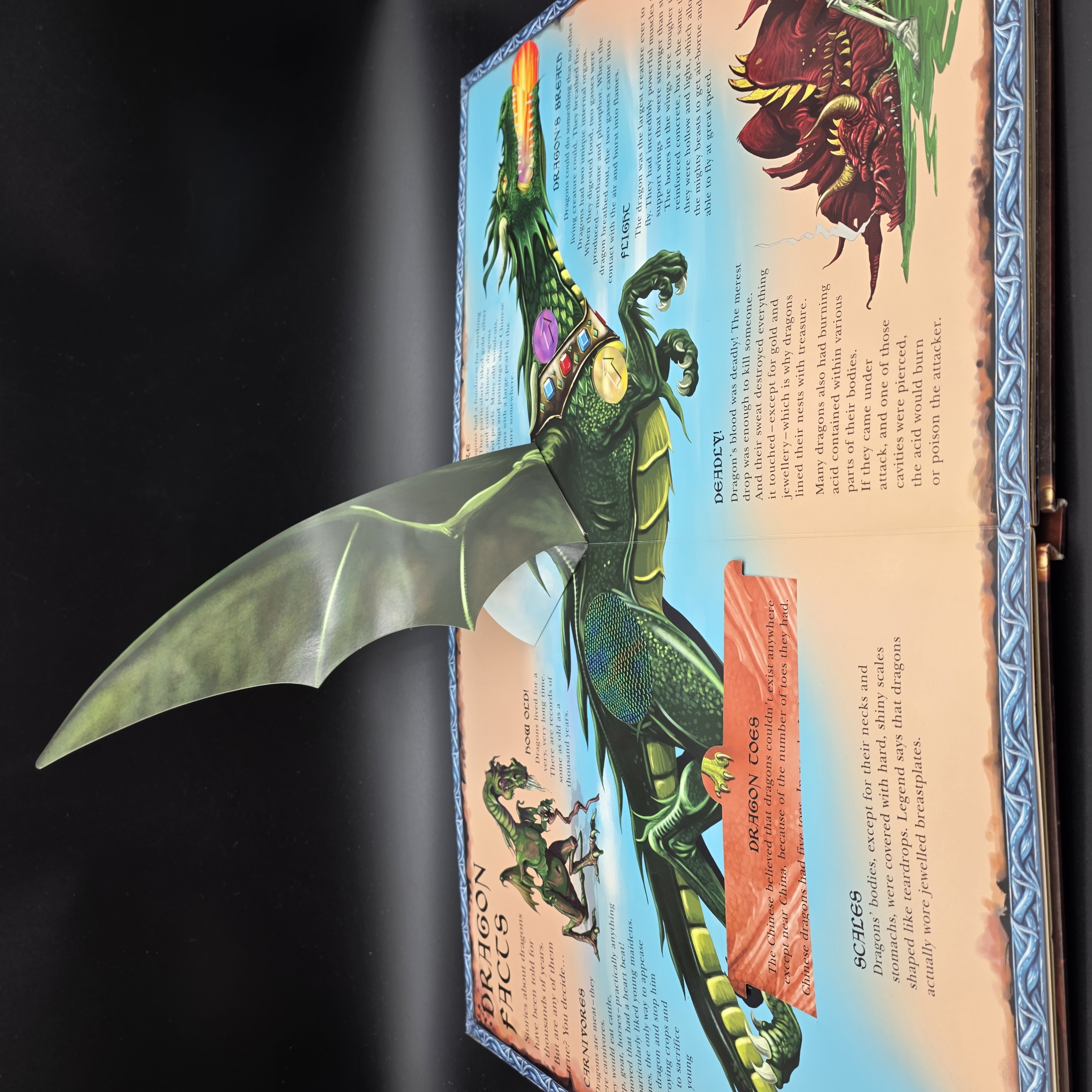 Big Book of Dragons With Fun Flaps, Tabs, Foils & Pop-up Surprises by Hinkler Bo — Lot 040, photograph 3