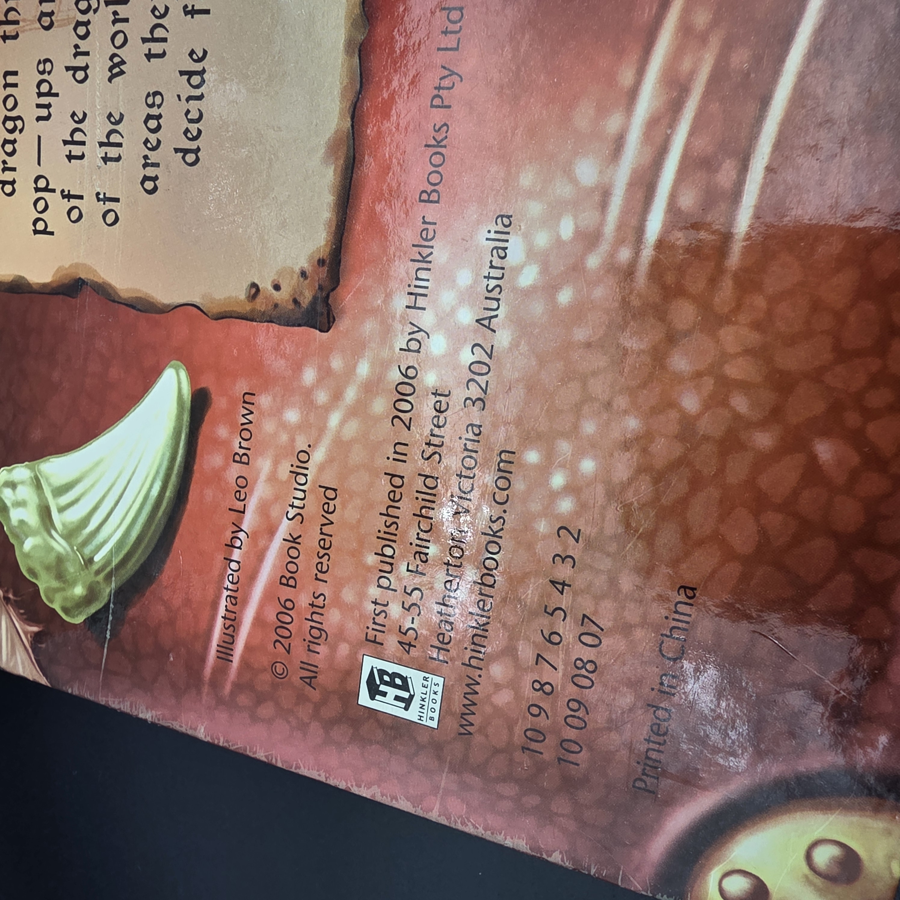 Big Book of Dragons With Fun Flaps, Tabs, Foils & Pop-up Surprises by Hinkler Bo — Lot 040, photograph 7