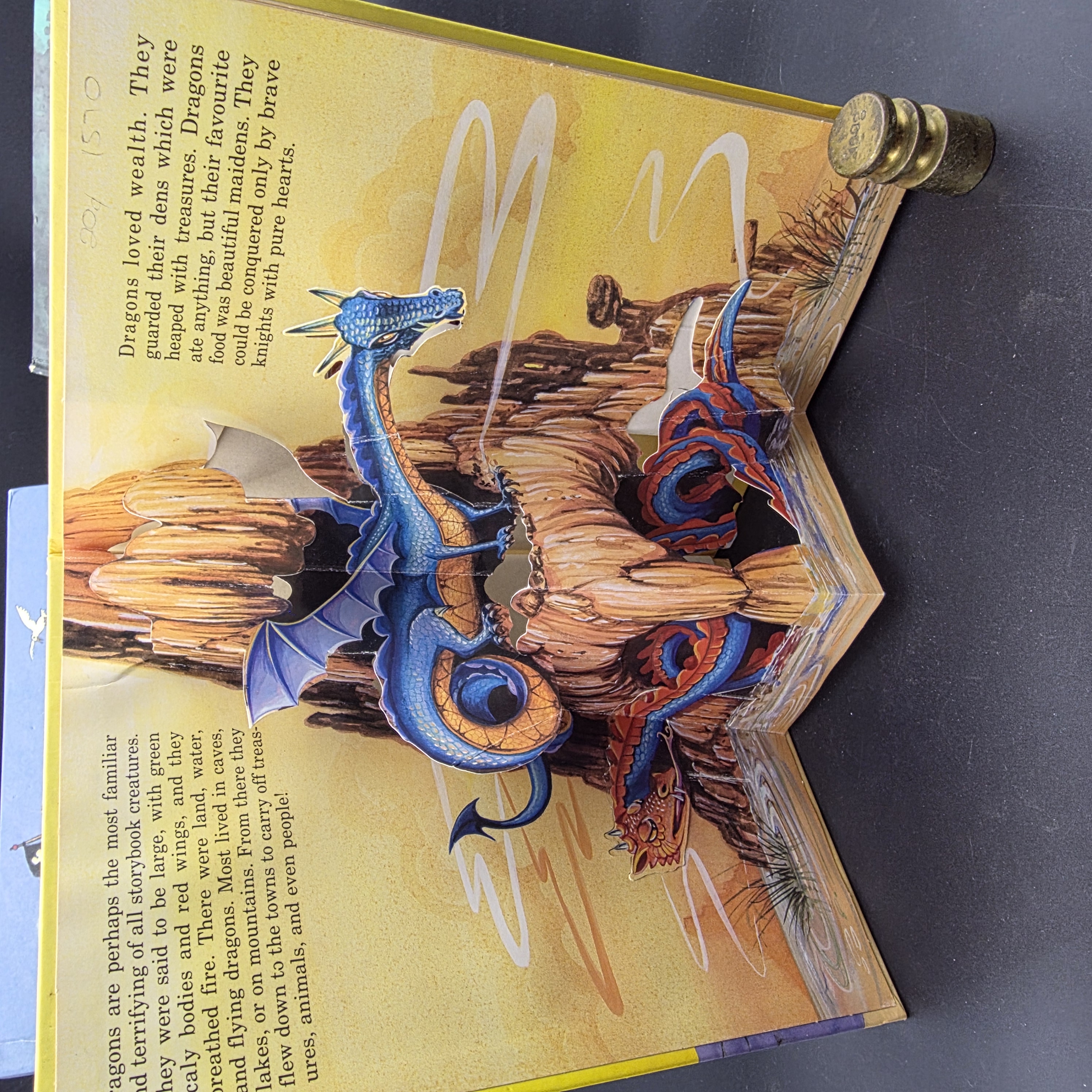 Collection of Three Vintage Pop-Up Books: Dragons, Haunted House, and Pirate Ship — Lot 043, photograph 3