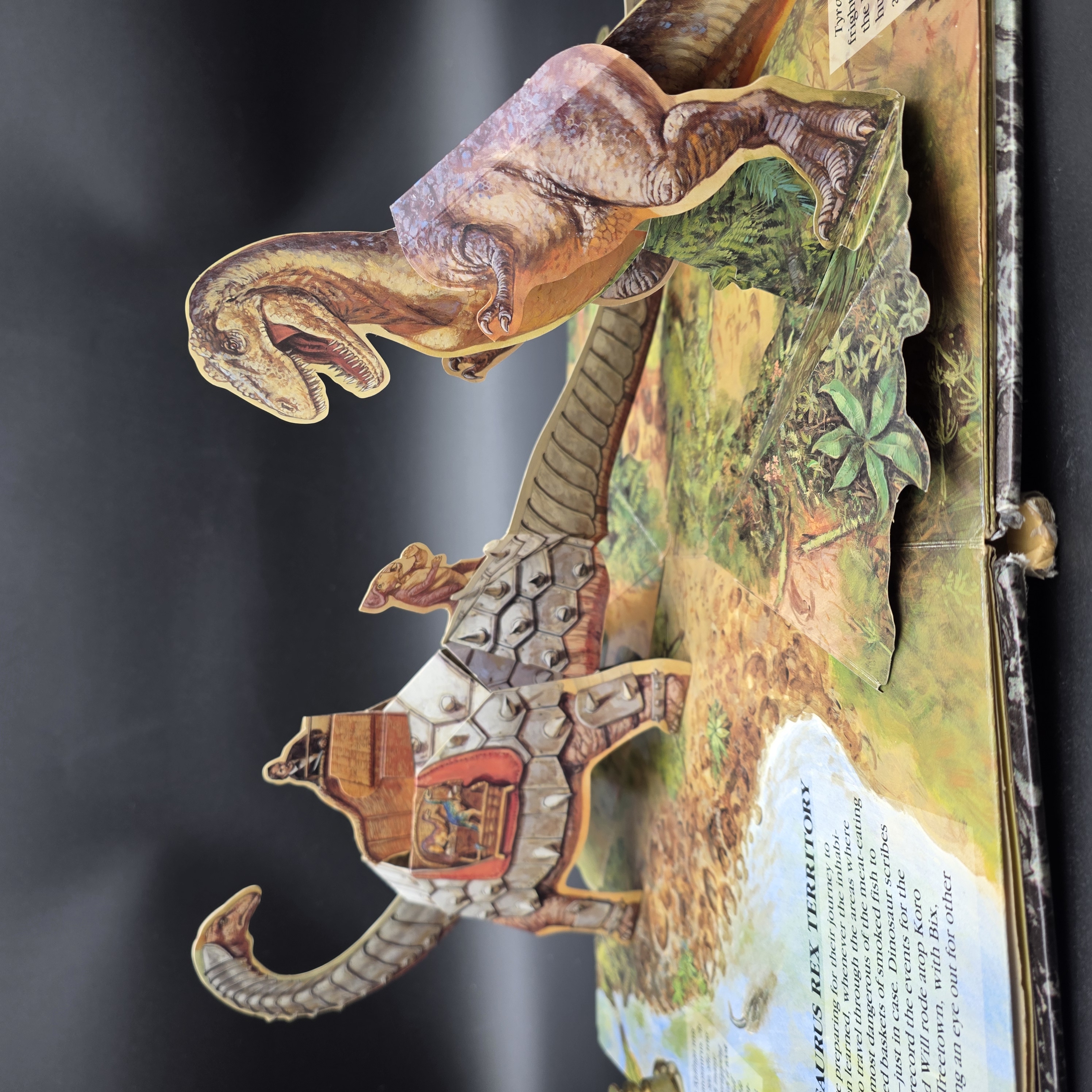 Dinotopia Pop-up Book by James Gurney (Hardcover, 1993) Children Dinosaurs SciFi — Lot 022, photograph 7