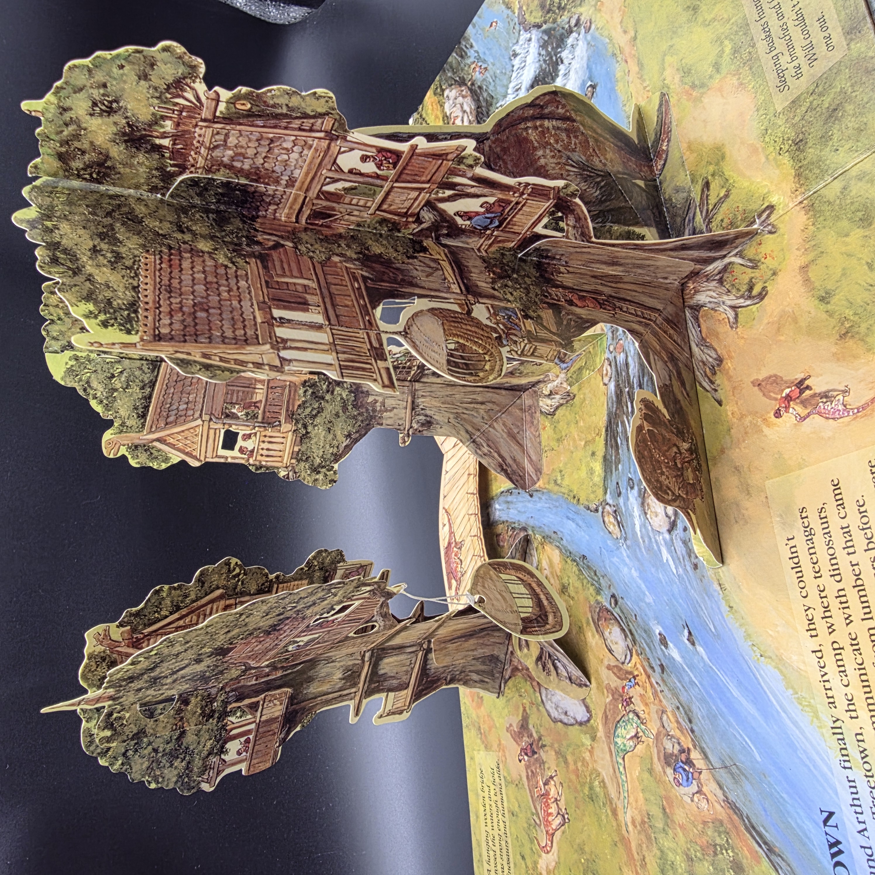 Dinotopia Pop-up Book by James Gurney (Hardcover, 1993) Children Dinosaurs SciFi — Lot 022, photograph 8
