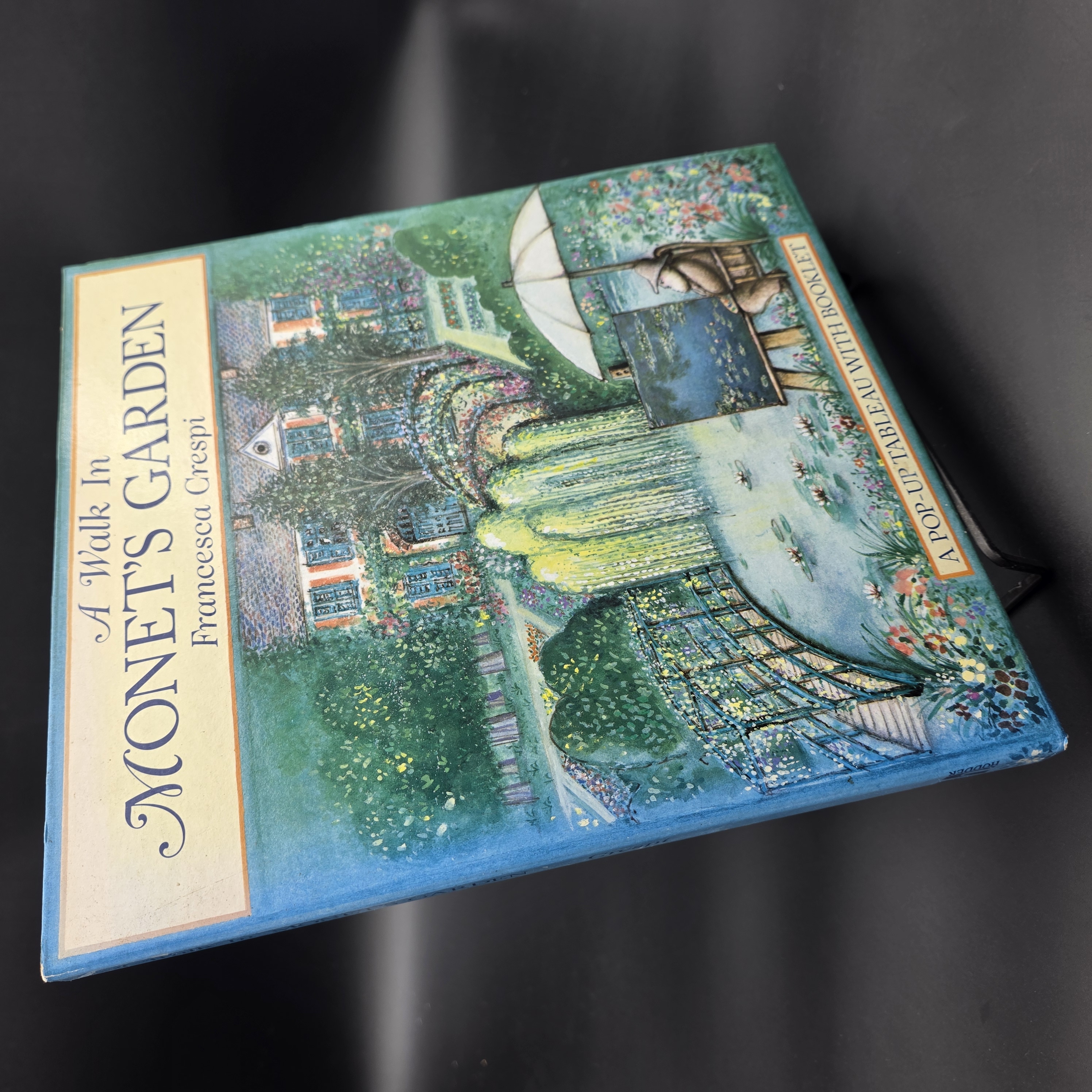 A Walk In Monet's Garden by Crespi Francesca (Hardcover) Illustrated Pop-up Art — Lot 011, photograph 2
