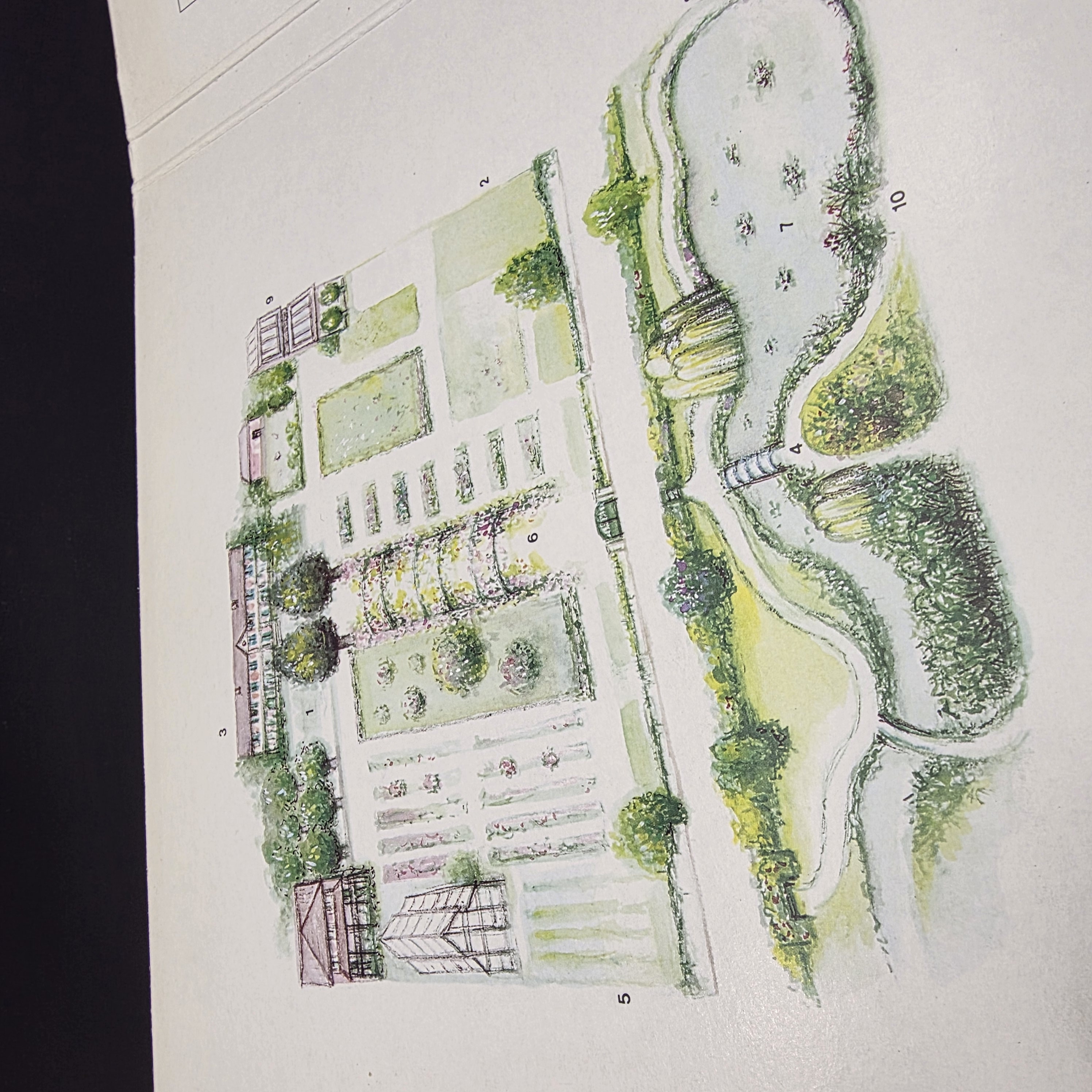 A Walk In Monet's Garden by Crespi Francesca (Hardcover) Illustrated Pop-up Art — Lot 011, photograph 5