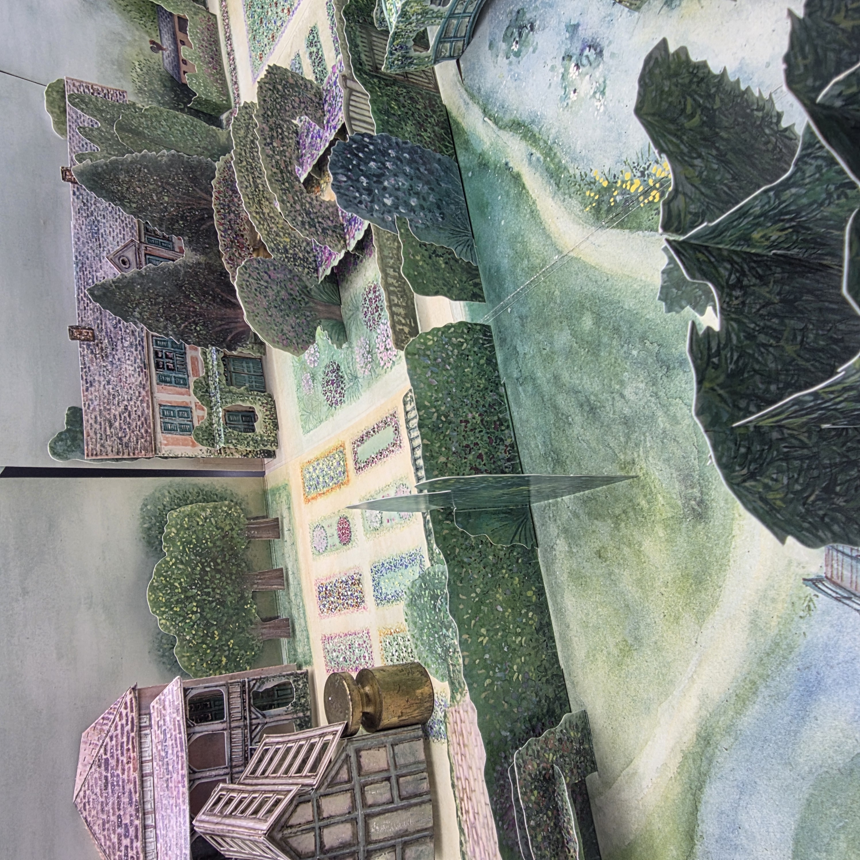 A Walk In Monet's Garden by Crespi Francesca (Hardcover) Illustrated Pop-up Art — Lot 011, photograph 6