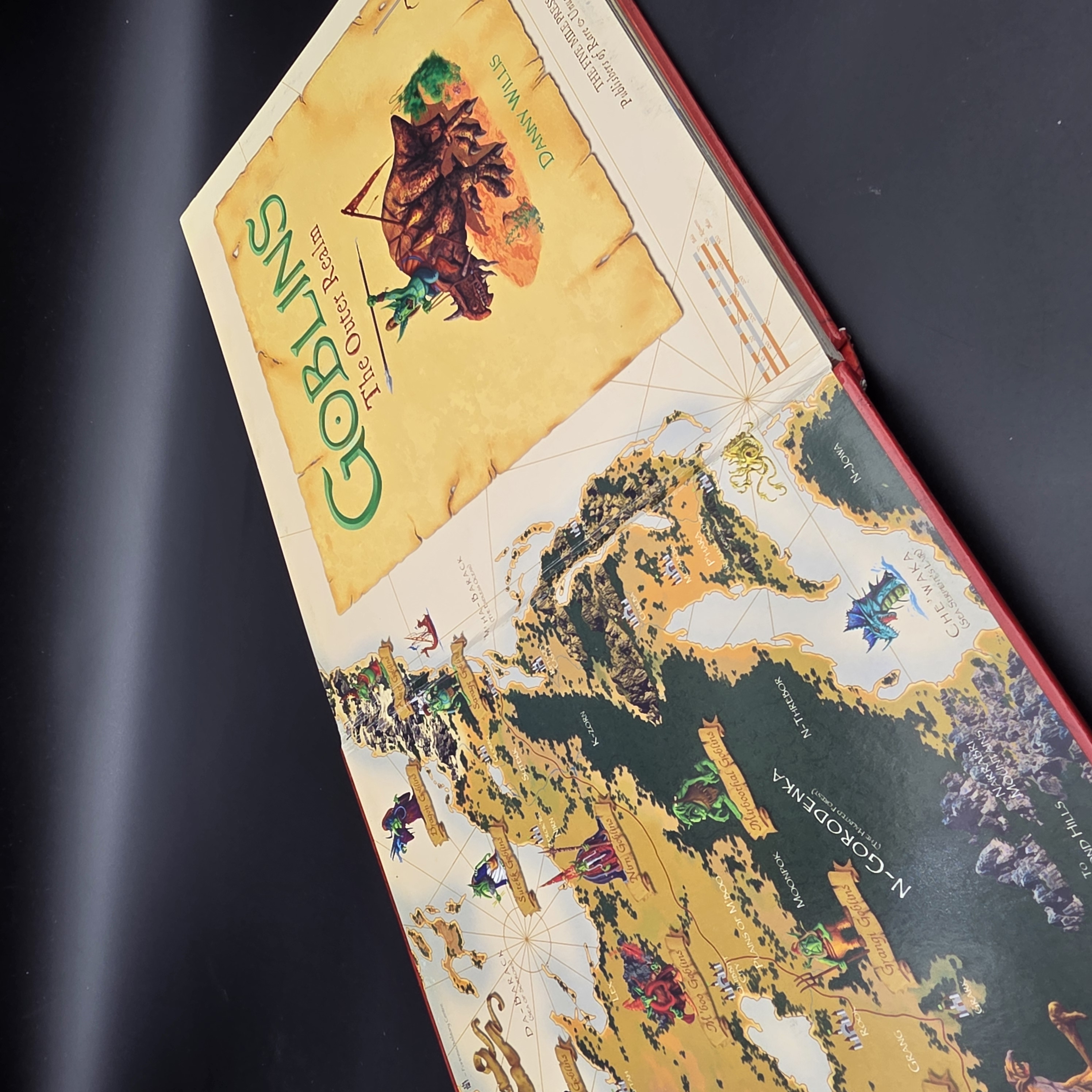 Goblins The Outer Realm by Danny Willis (Hardcover, 2006) Childrens Fantasy Map — Lot 094, photograph 2