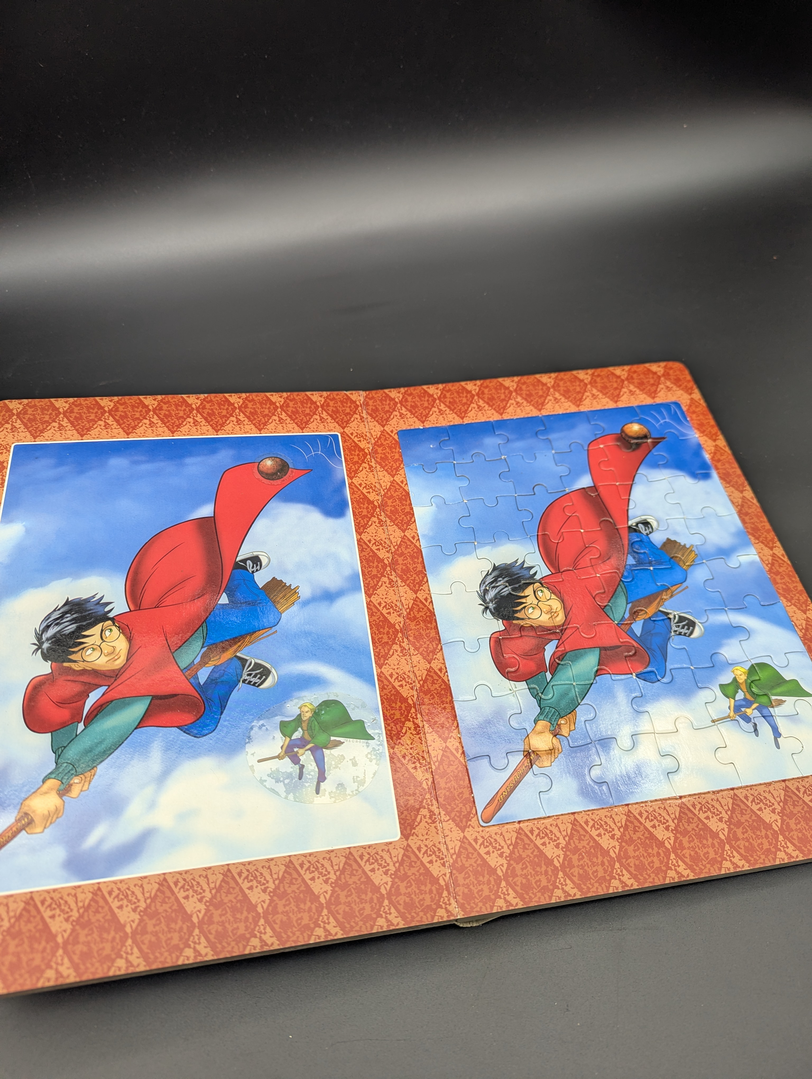 Harry Potter Jigsaw Book with Stickers by Funtastic Publishing (Hardcover, 2002) — Lot 076, photograph 4