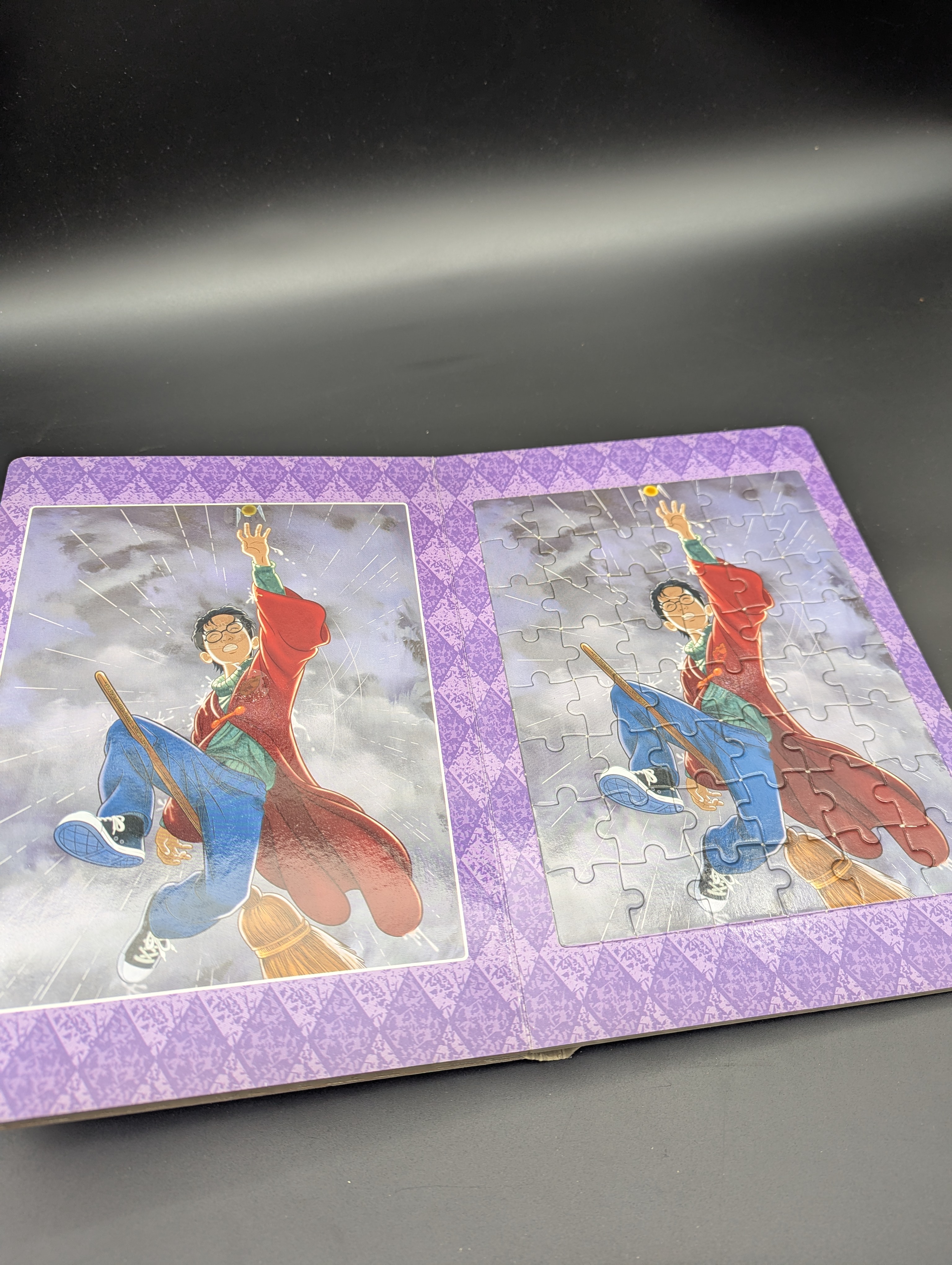 Harry Potter Jigsaw Book with Stickers by Funtastic Publishing (Hardcover, 2002) — Lot 076, photograph 5