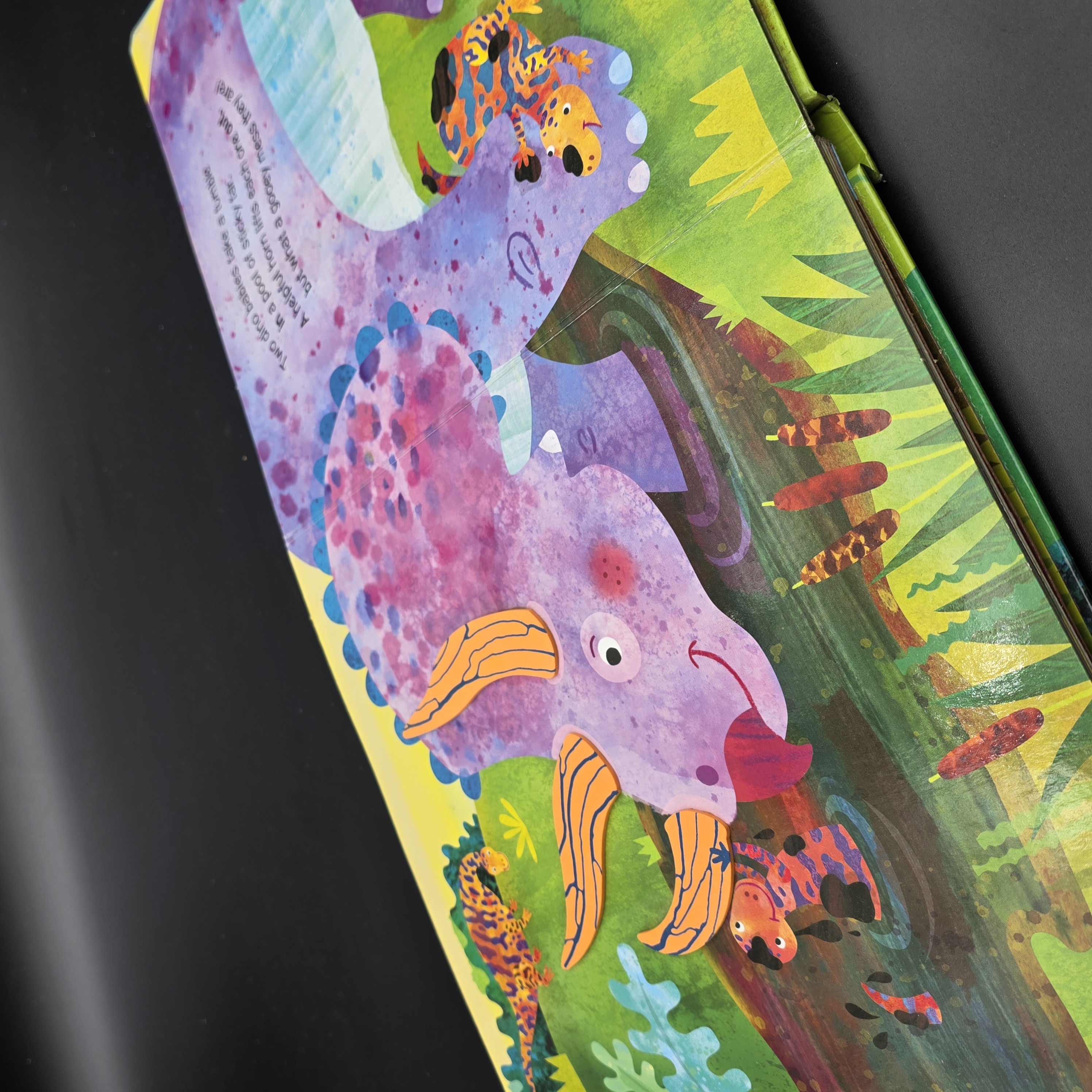 Dinosaur Days by Matt Mitter (Hardcover, 2009) Pop-Up Foam Flaps Toddler — Lot 057, photograph 7