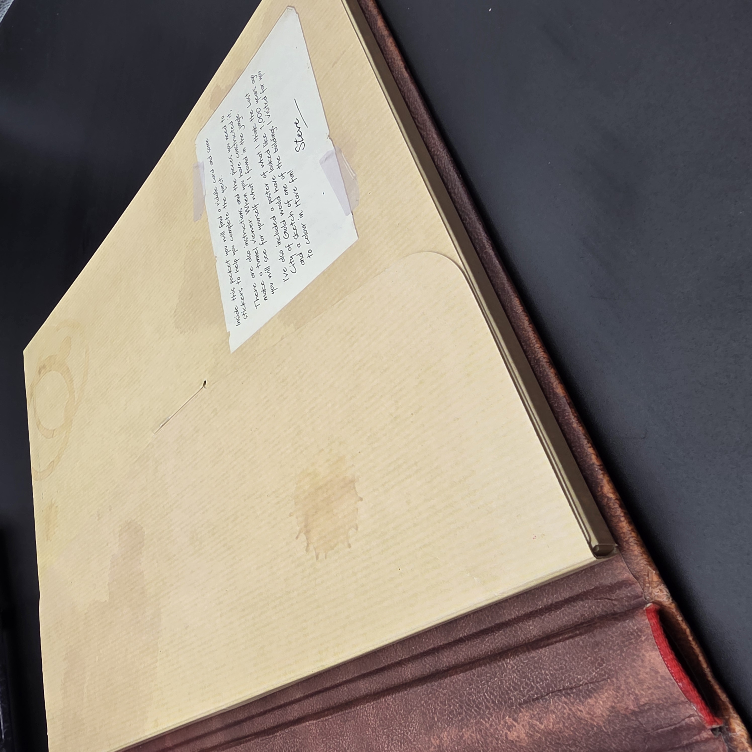 Lot of 2 Children's Interactive Books: Quest for the Lost City of Gold & The Time Traveler's Journal — Lot 063, photograph 3